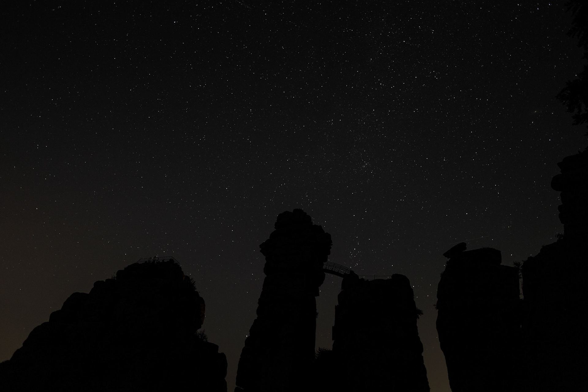 Stars at Externsteine