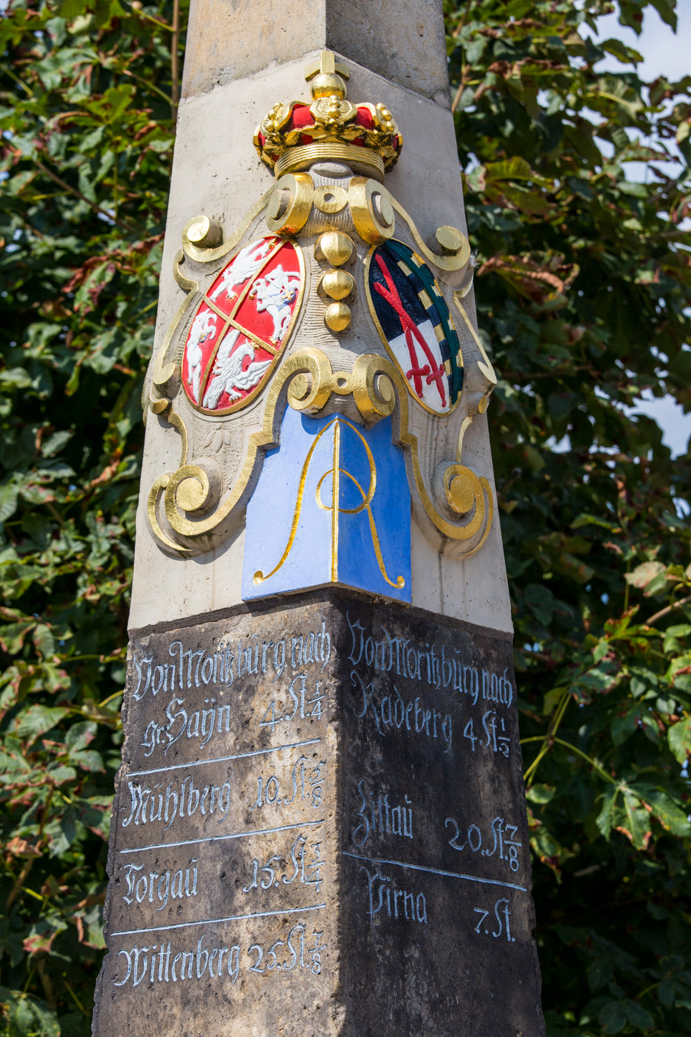 Milestone in Moritzburg