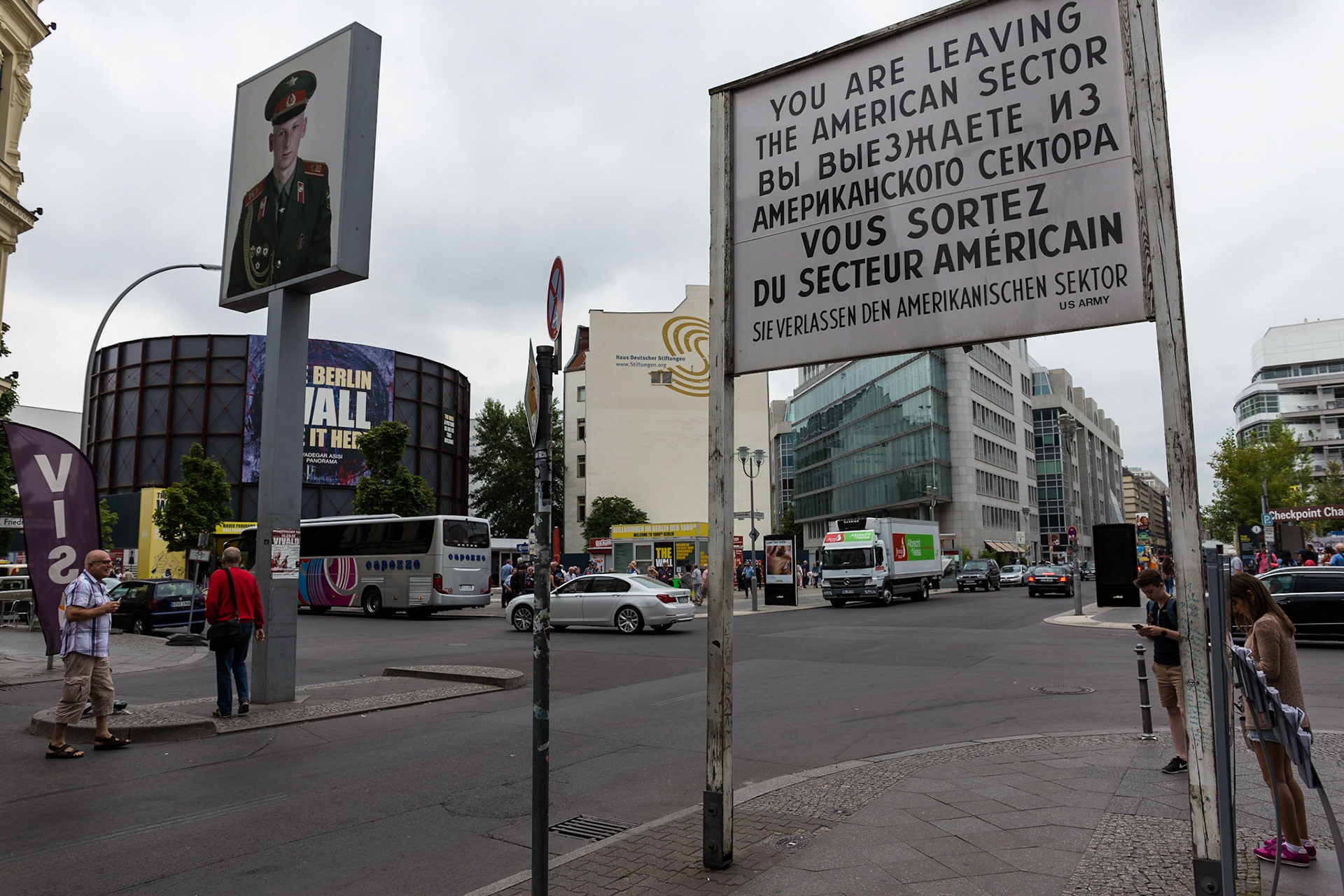 You are Leaving the American Sector