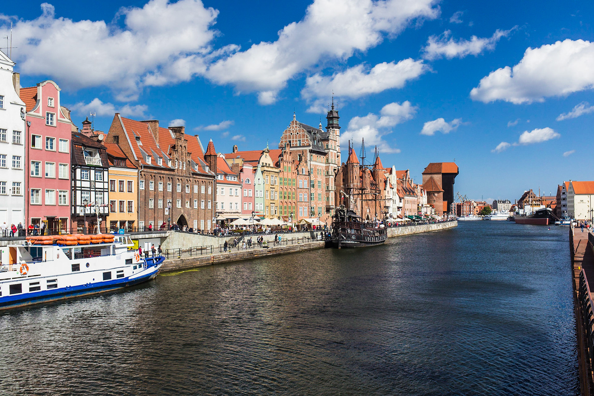 Motława and Old Town Waterfront