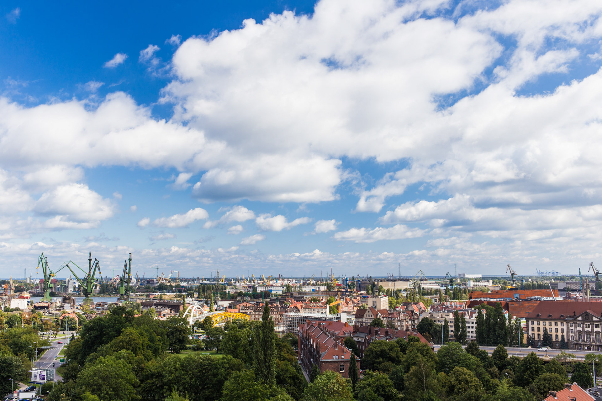 Gdansk Harbour Skyline