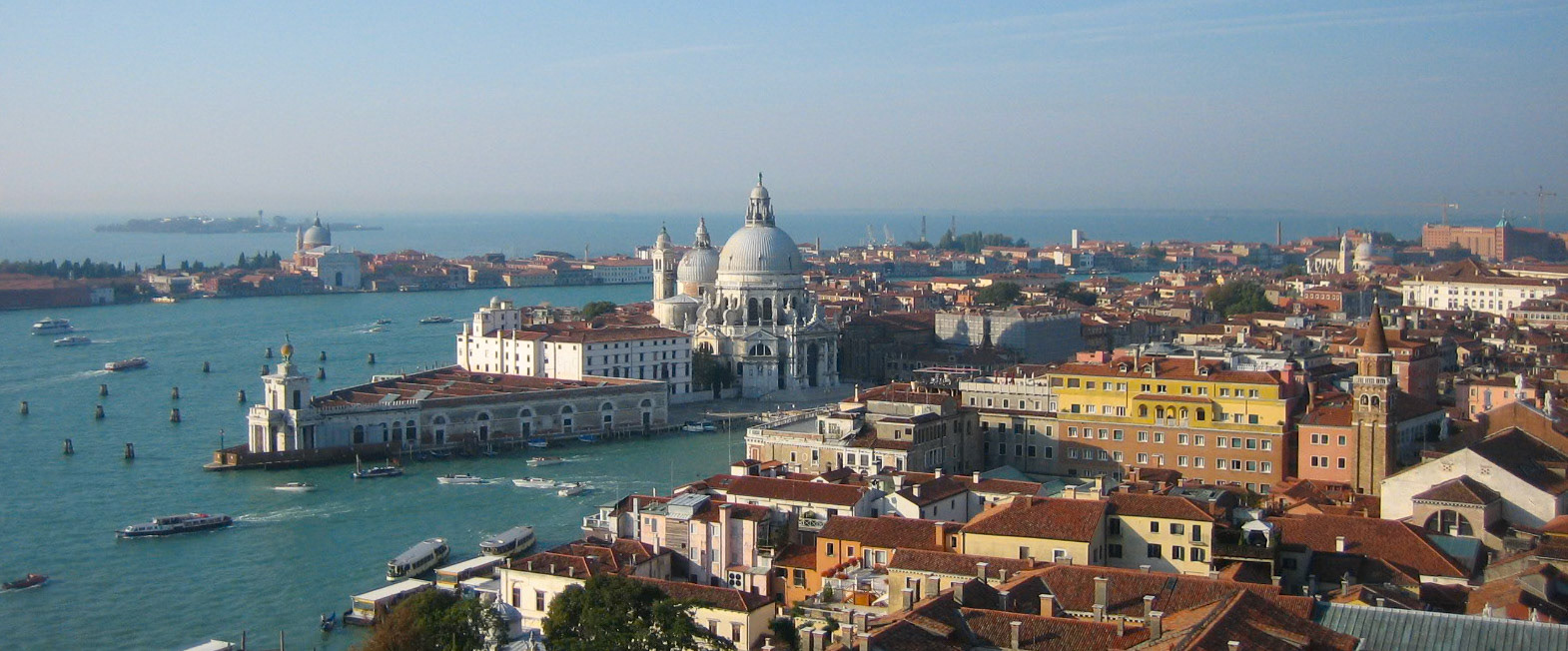 Santa Maria della Salute from The Campanile, Venice, Italy