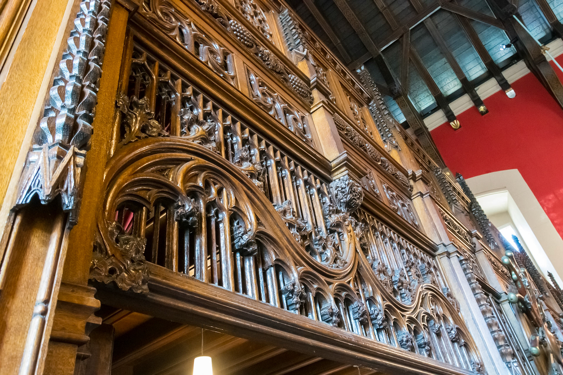 Carving in Edinburgh Castle.  It is good to be king!