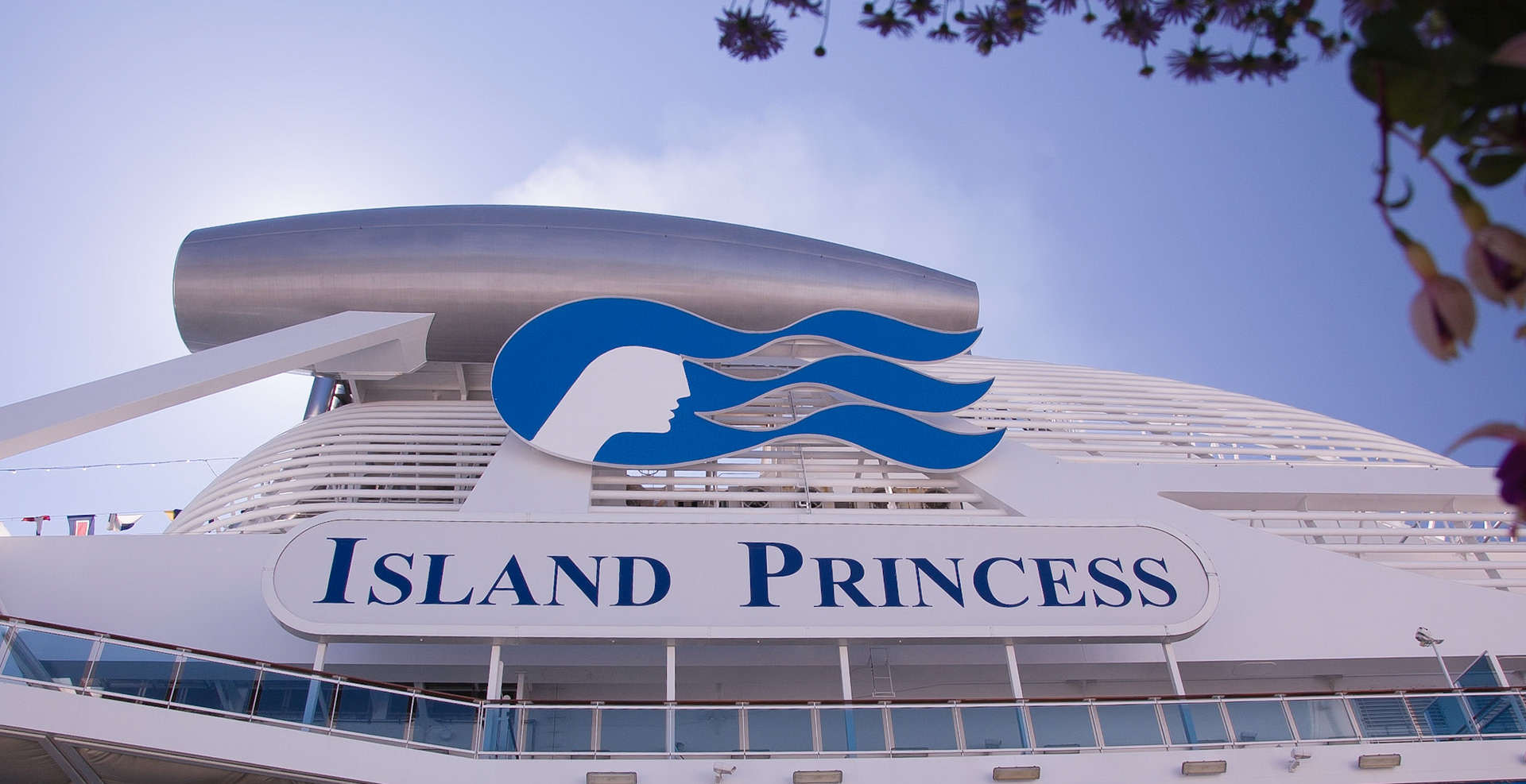 Our ship-Island Princess in dock in Vancouver and being stocked for our cruise