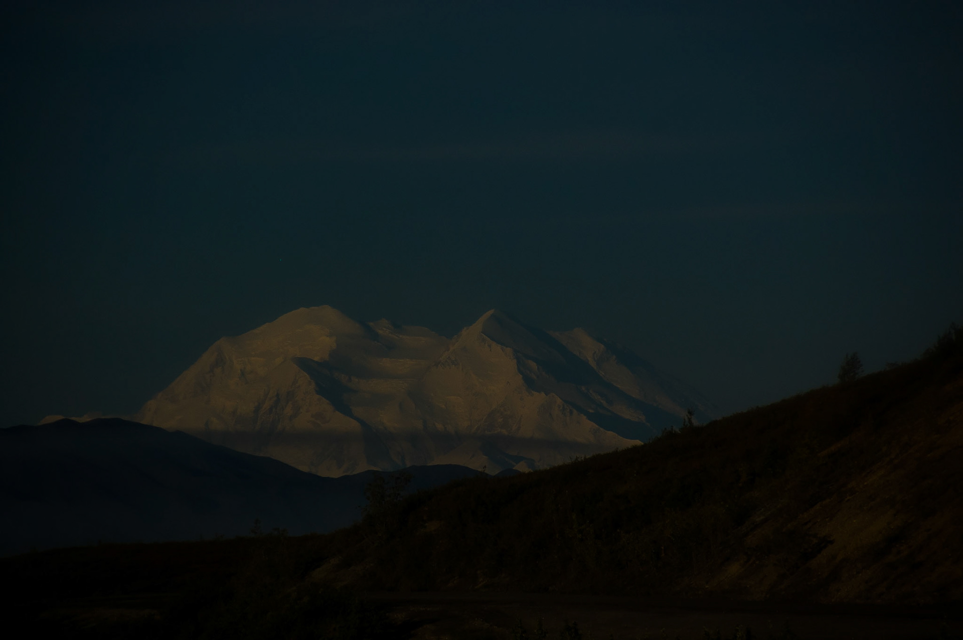 Mt. McKinley-Denali-in the distance