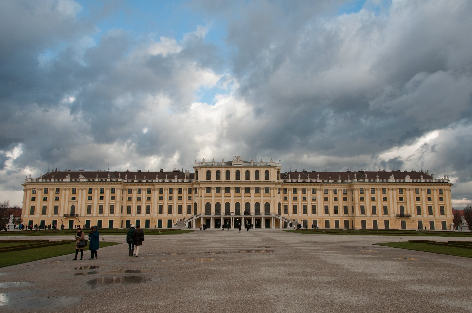 The palace from the backyard