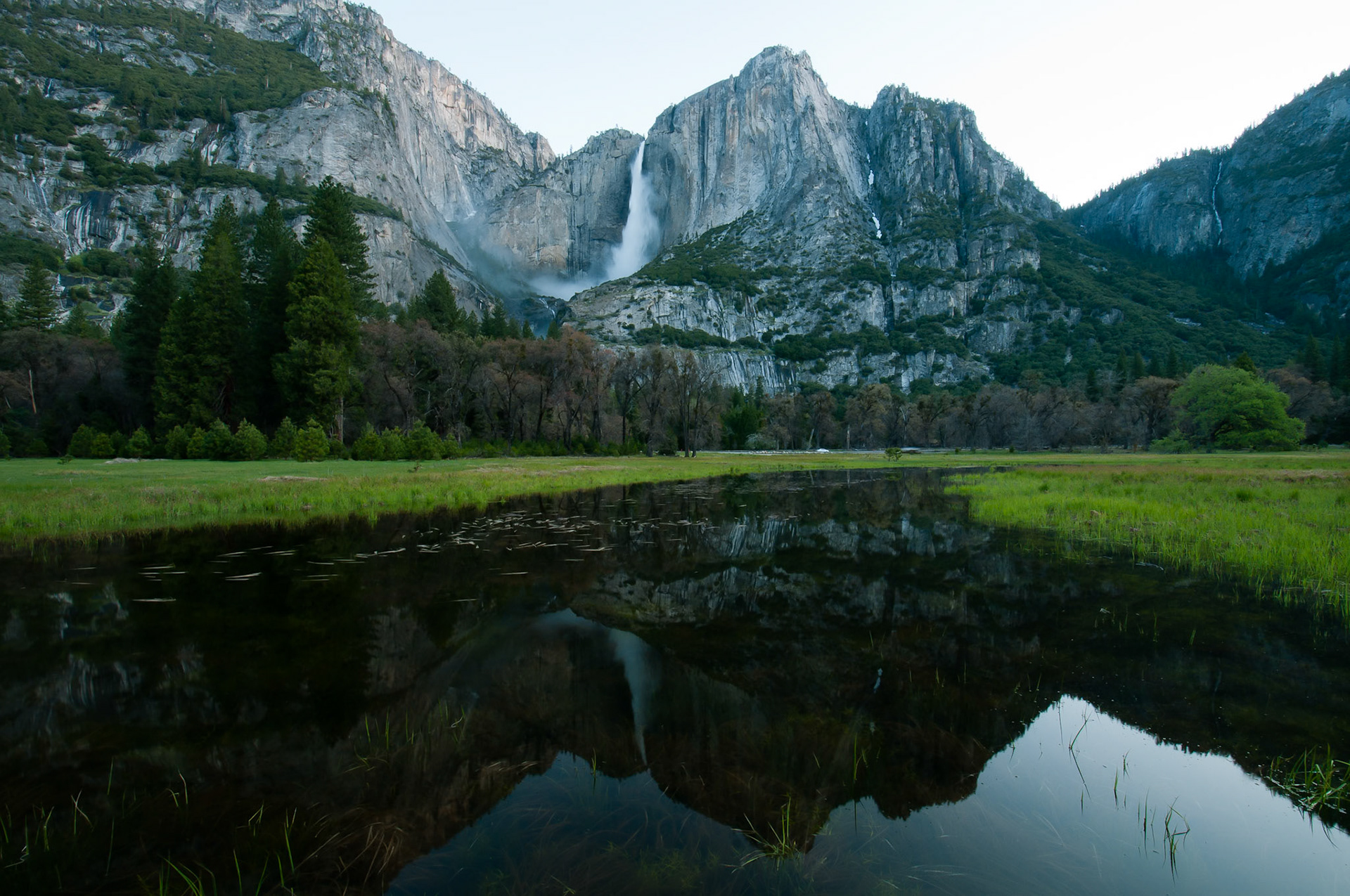 Reflection of the Falls, Yosemite National Park