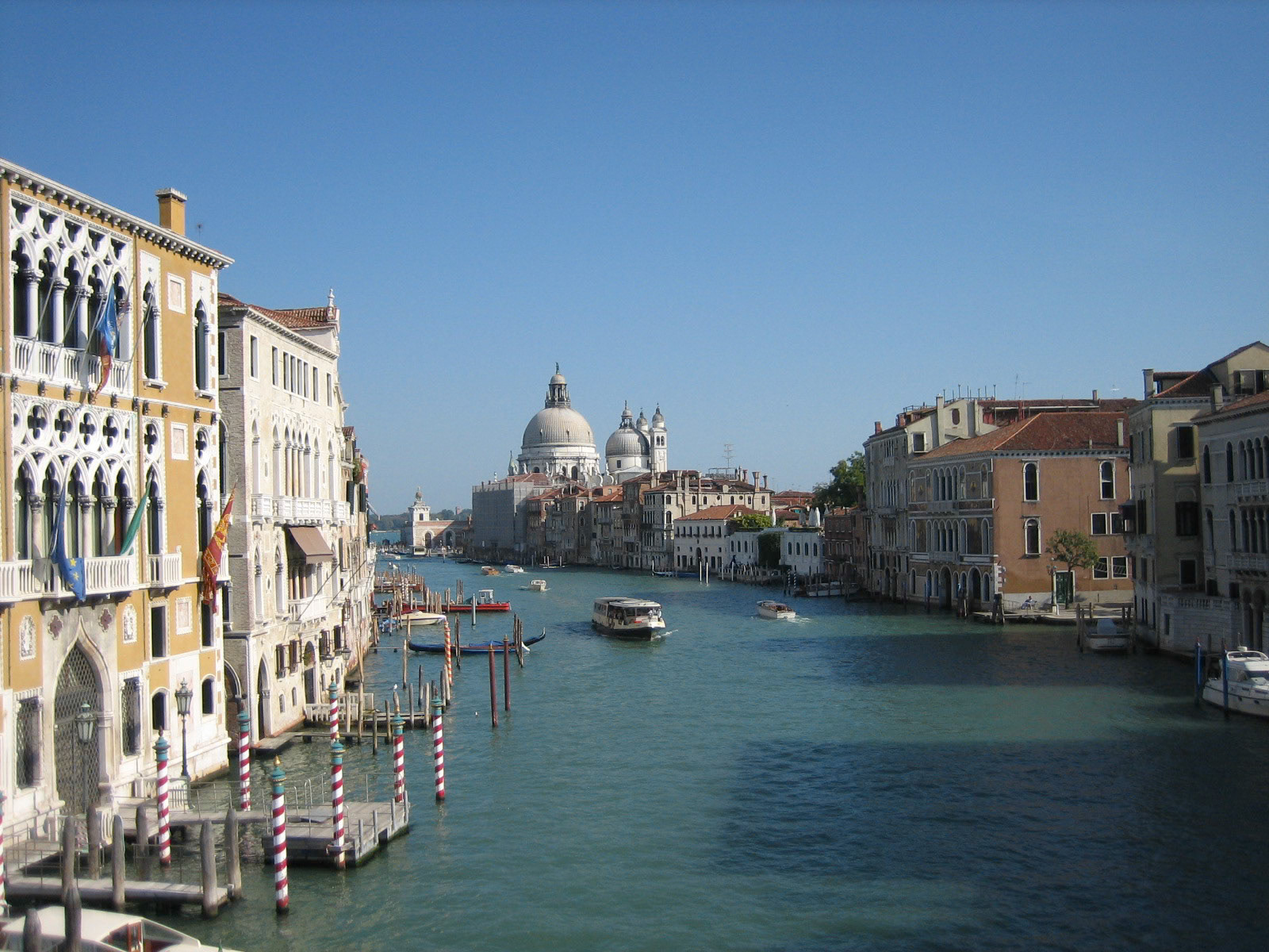 Waterbus from the Venice airport to Venice, Italy