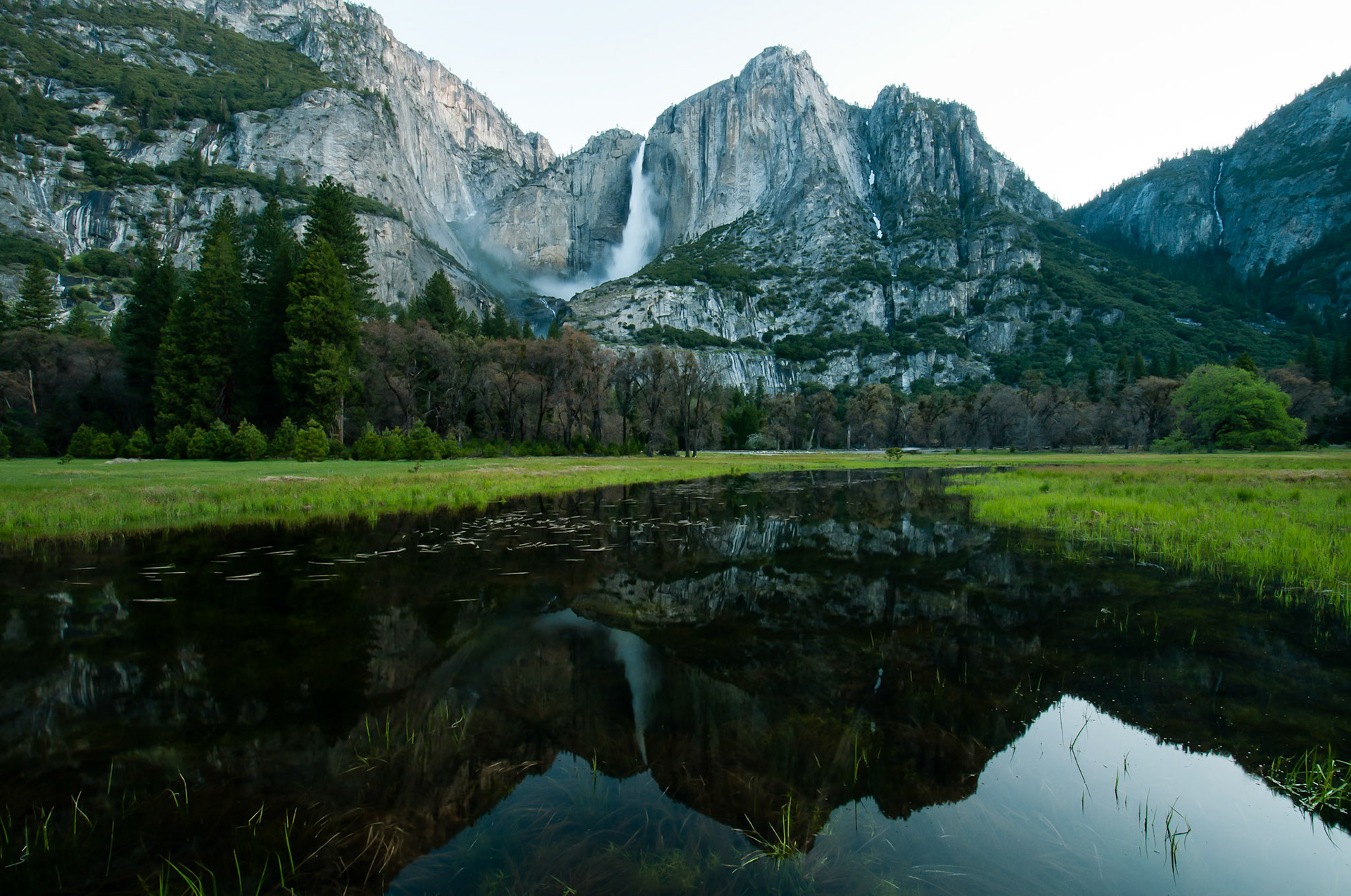 Reflection of the Falls, Yosemite National Park