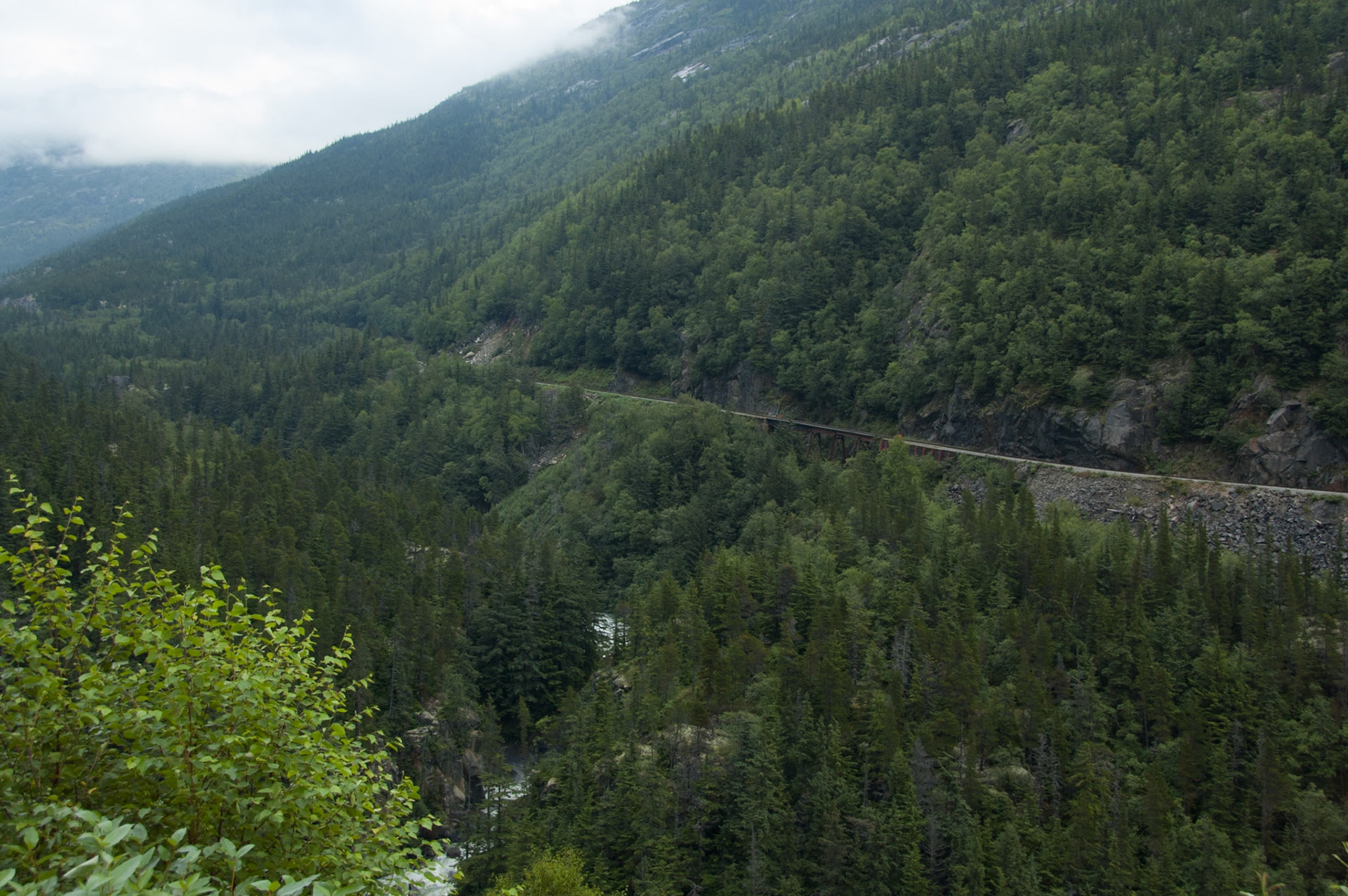 White Horse Pass Tour Views from bus