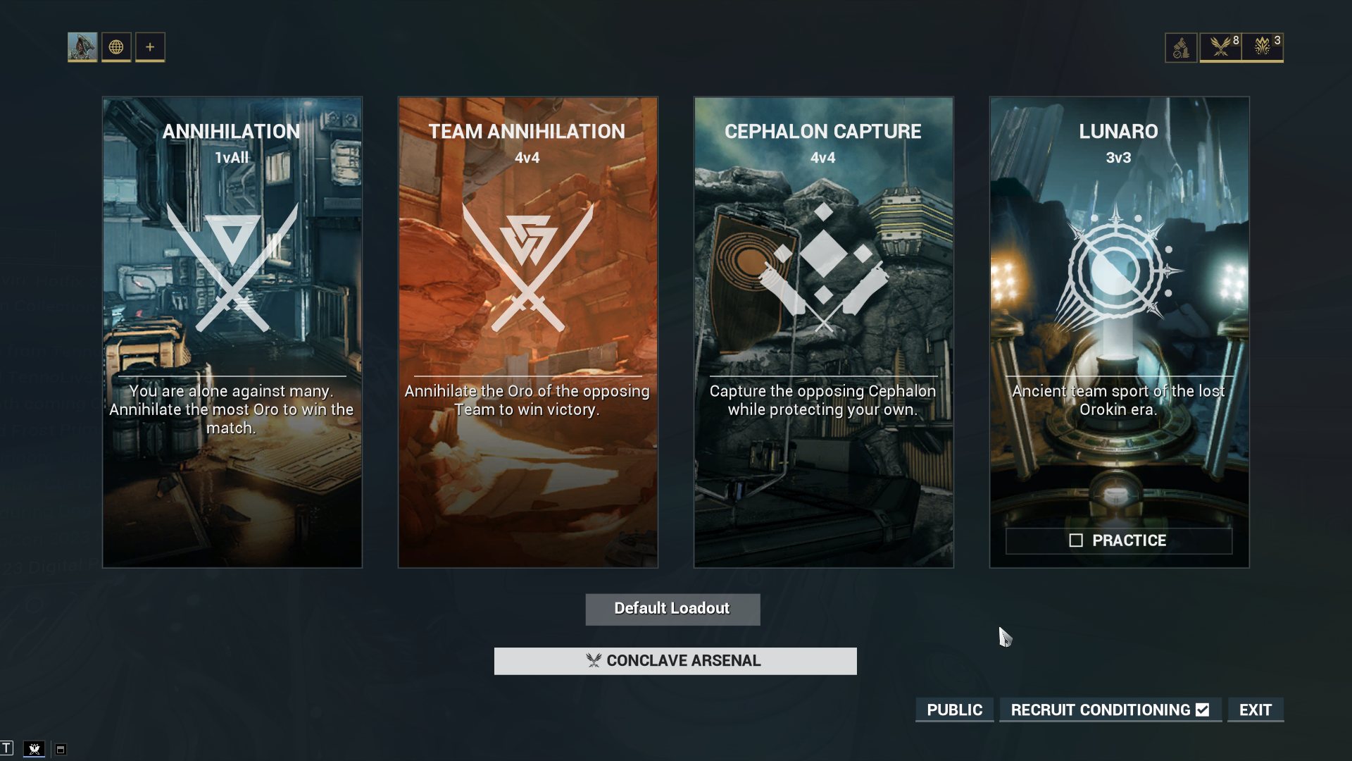 Current Screen - Default