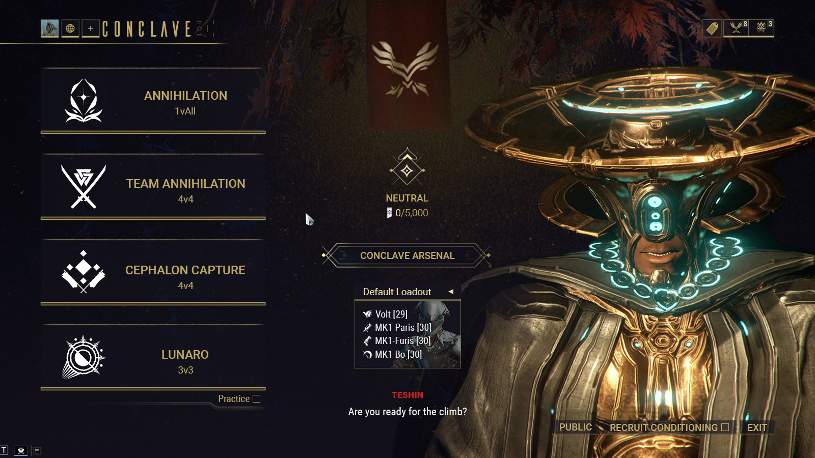 Default Screen