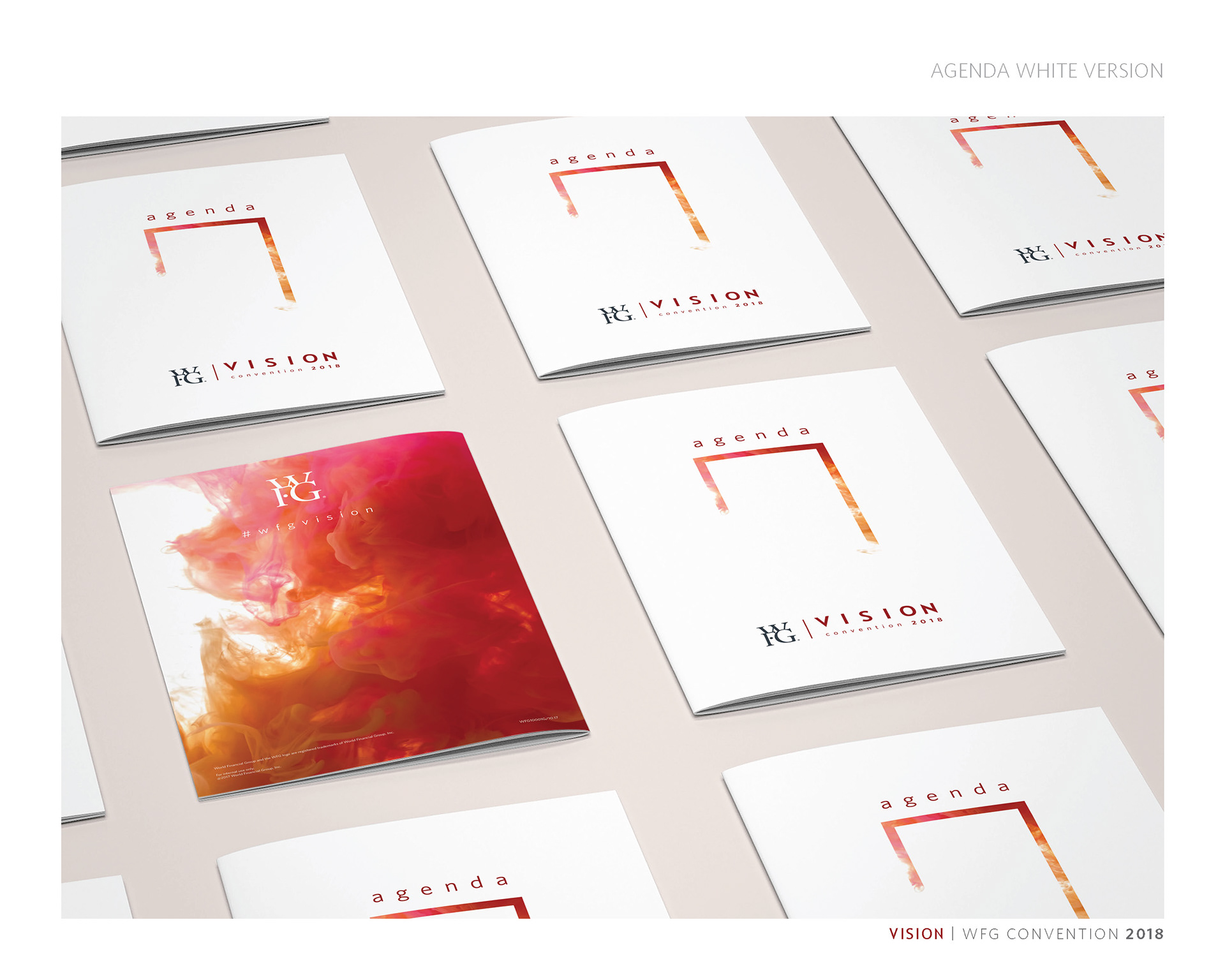 Convention Brochure on White