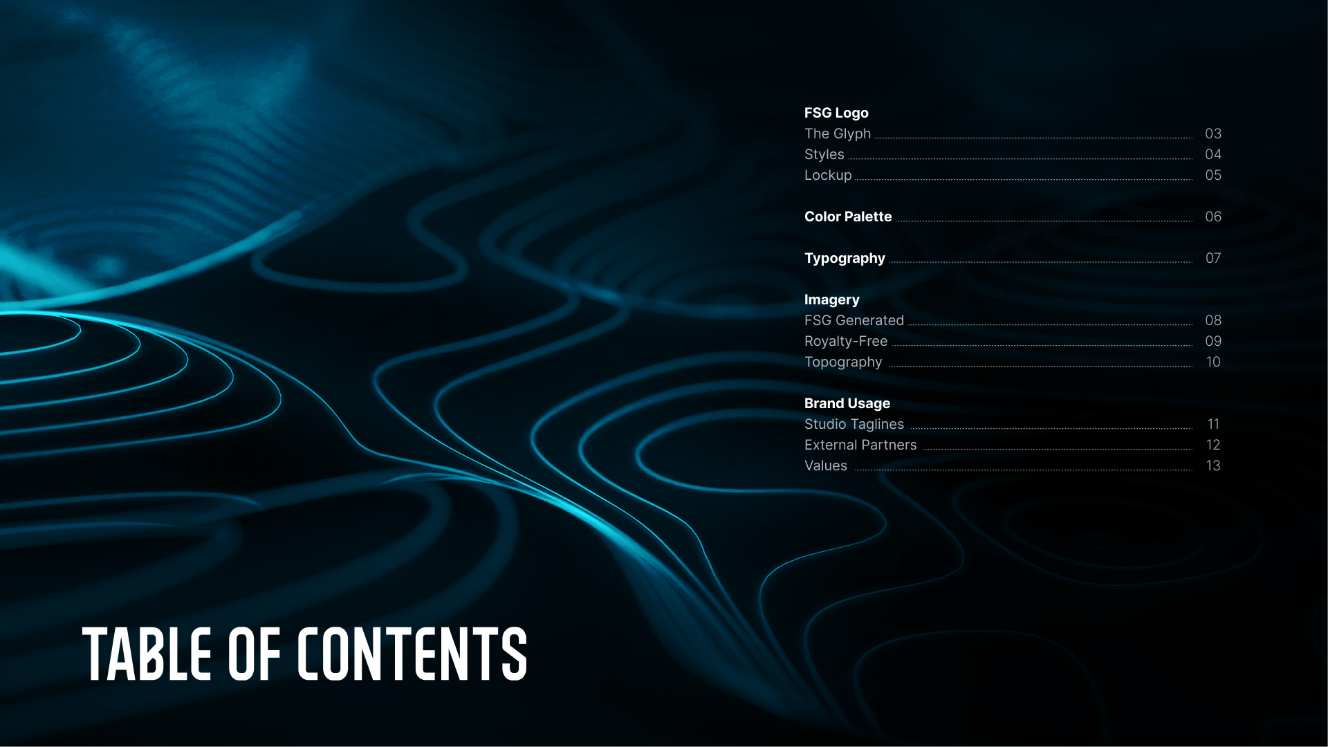 Table of Contents