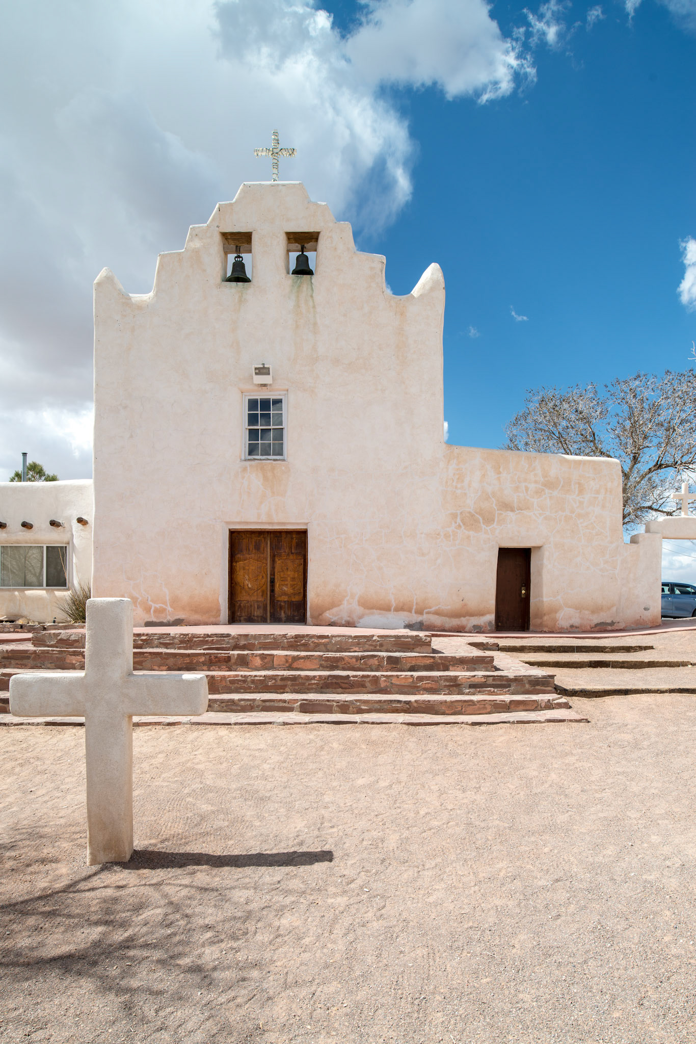 Mission San Jose de la Laguna, built 1699, Laguna Pueblo, NM. Photo: 2013. © The Trustees of Columbia University