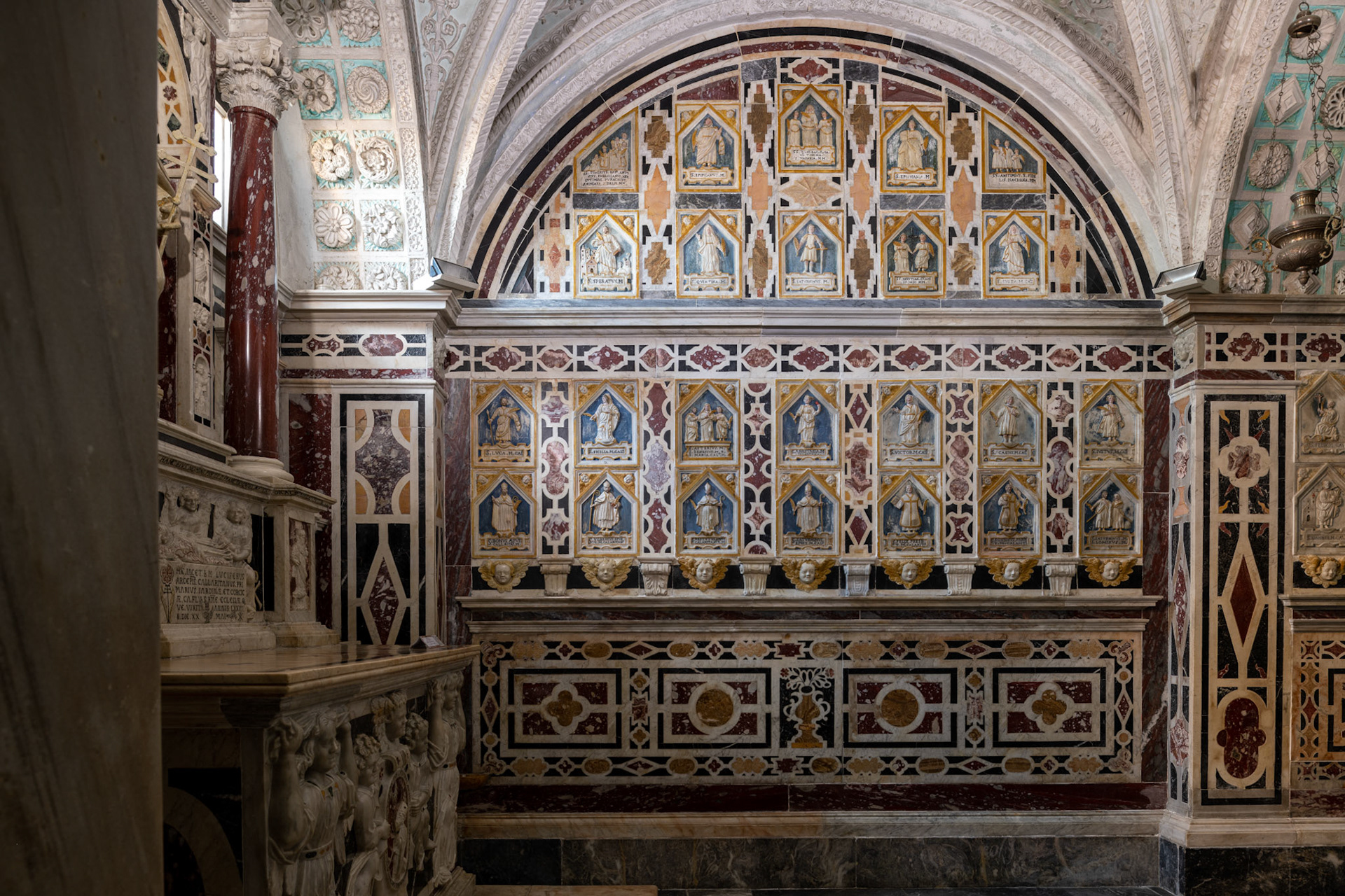 Cattedrale di Santa Maria, Crypt, Cagliari, Sardinia, Italy. Photo: 2023. © The Trustees of Columbia University