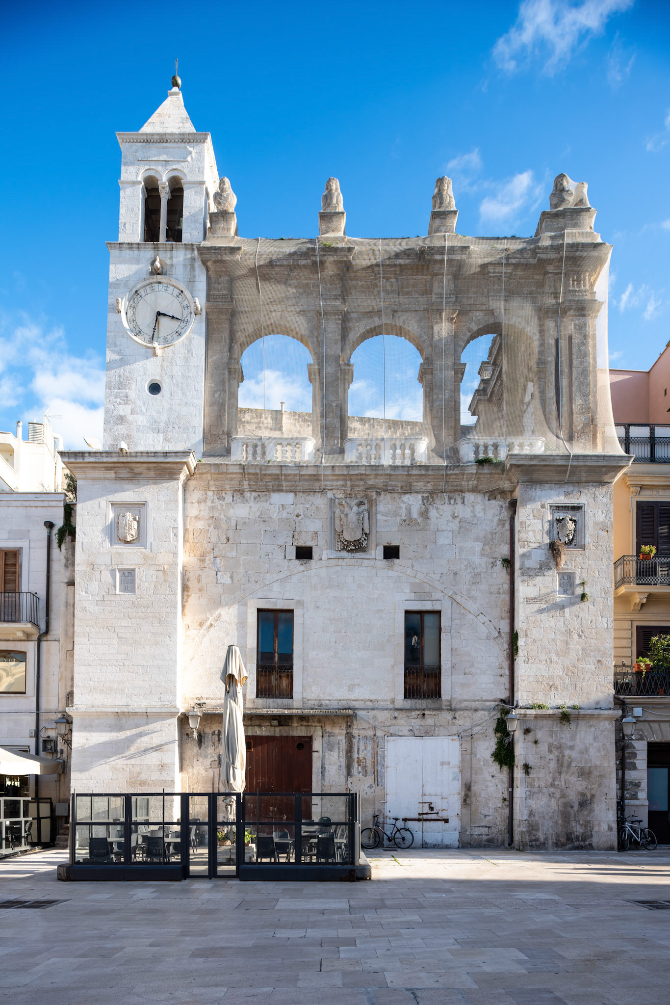 Palazzo del Sedile, West Facade, Bari, Italy. Photo: 2019. © The Trustees of Columbia University