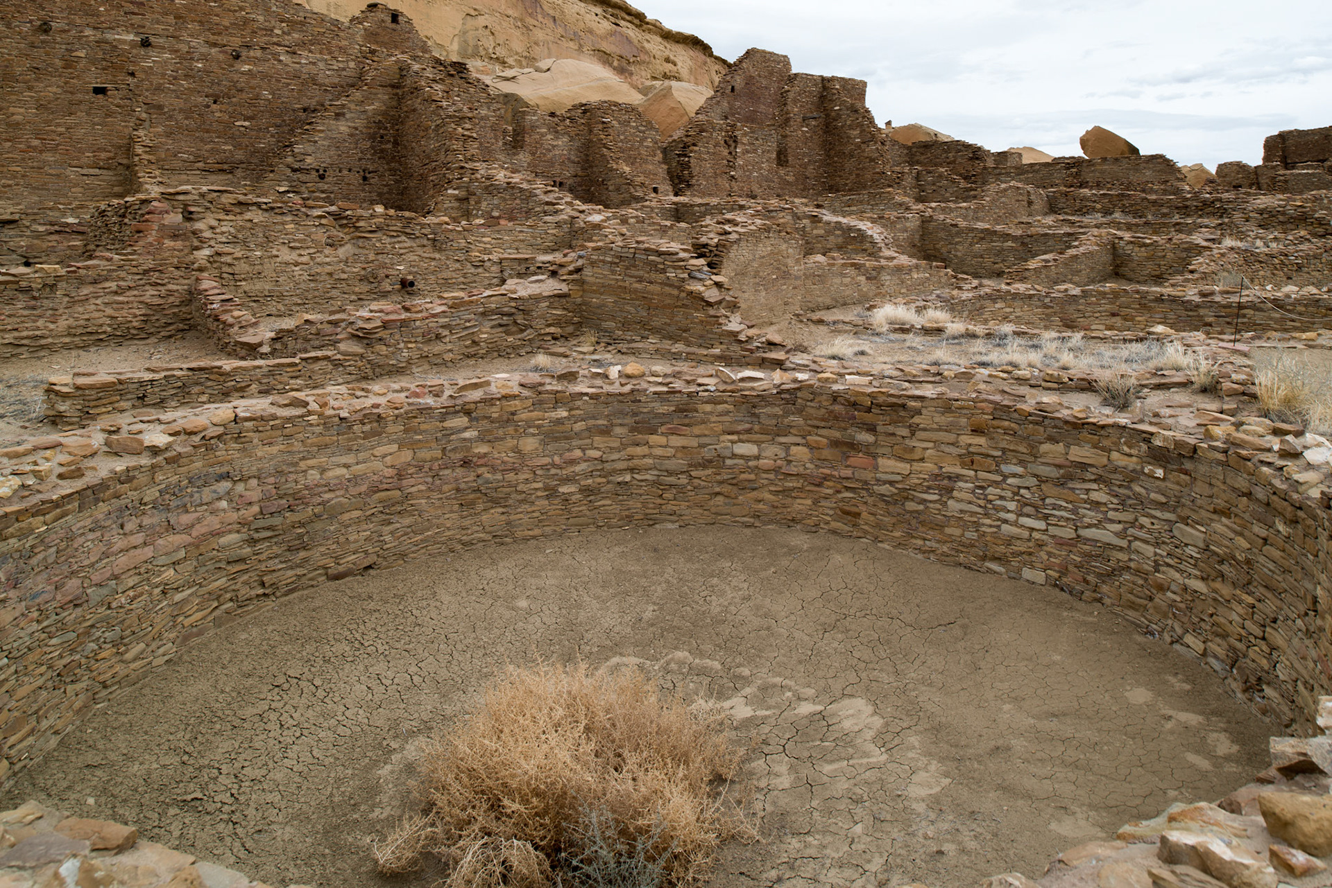 Chaco Canyon, Puebo Bonito, Kiva, ca. 850–1250 CE, Nageezi, NM. Photo: 2013. © The Trustees of Columbia University