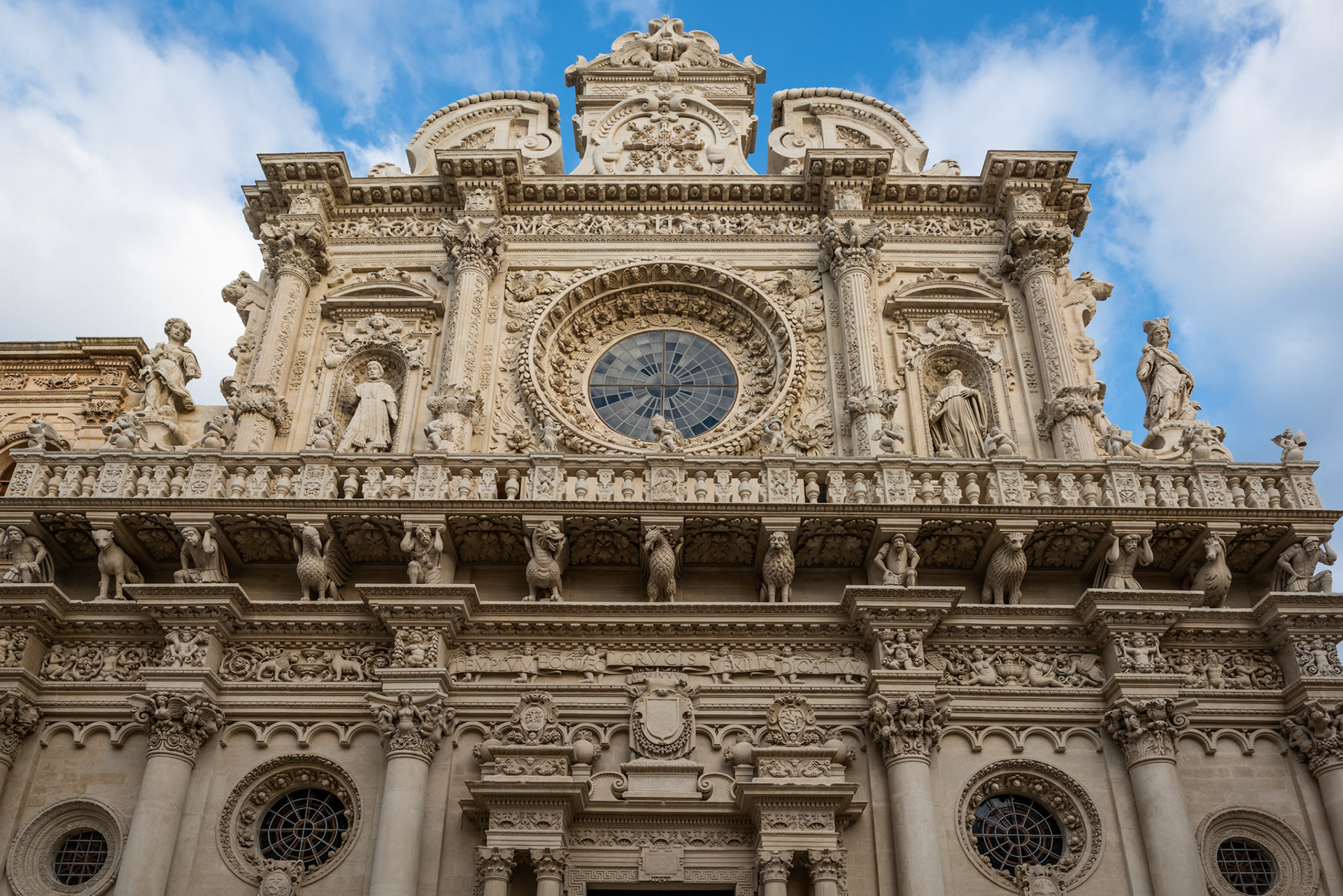 Basilica di Santa Croce, West Facade, Lecce, Italy. Photo: 2019. © The Trustees of Columbia University