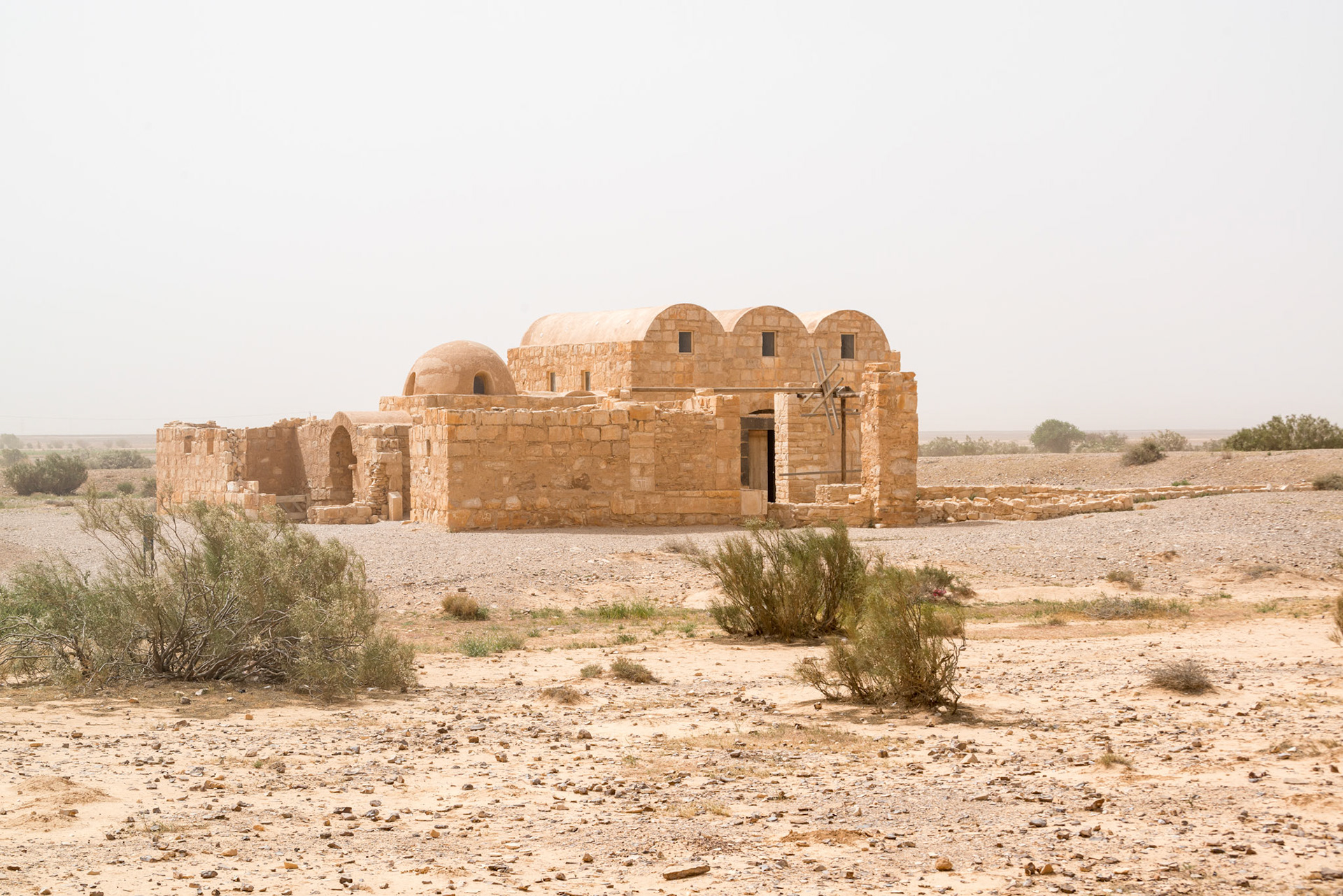 Qasr Amra, Northeastern Elevation, Zarqa Governorate, Jordan. Photo: 2016. © The Trustees of Columbia University
