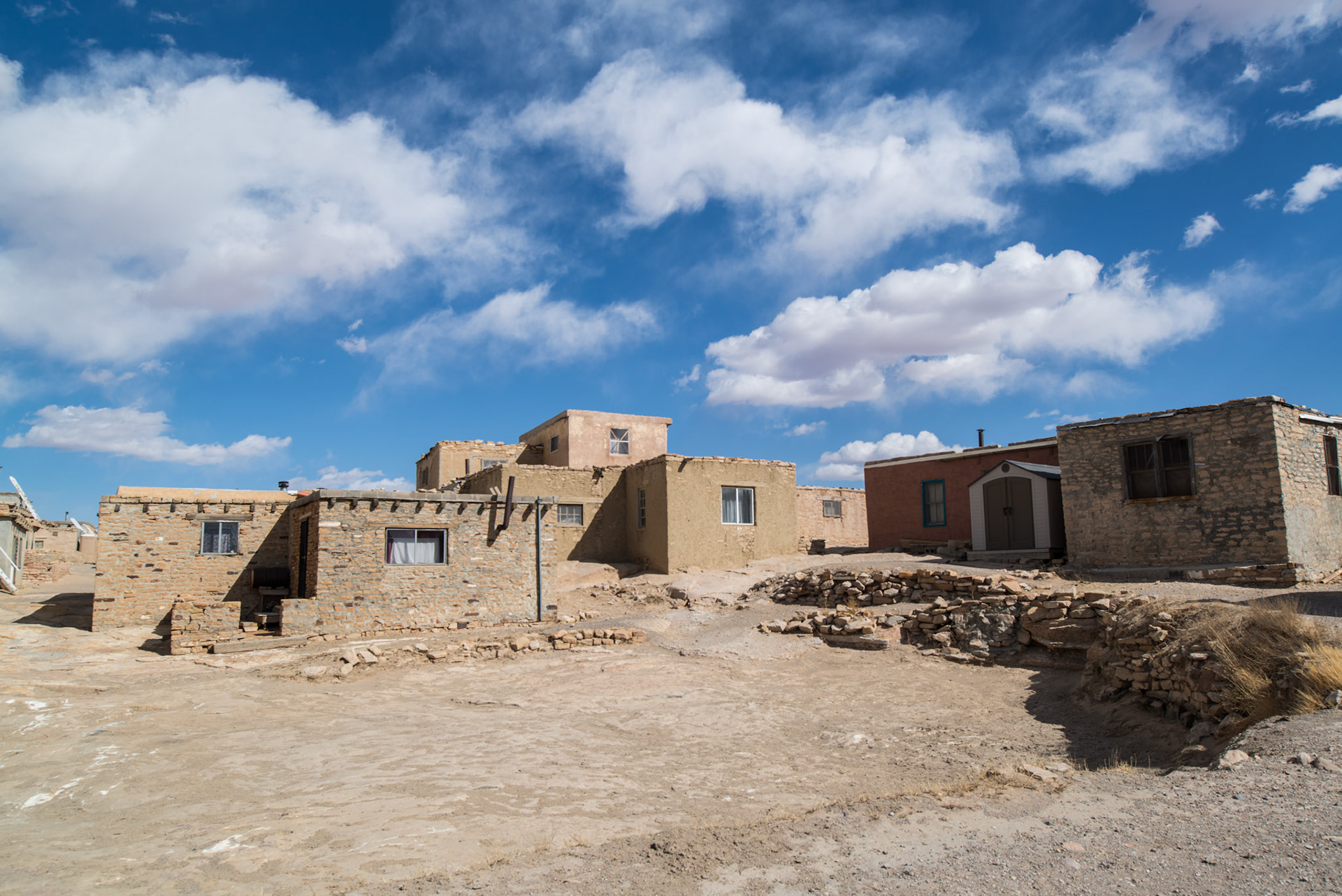Acoma Pueblo, founded ca. 1100 CE, Acoma, NM. Photo: 2013. © The Trustees of Columbia University