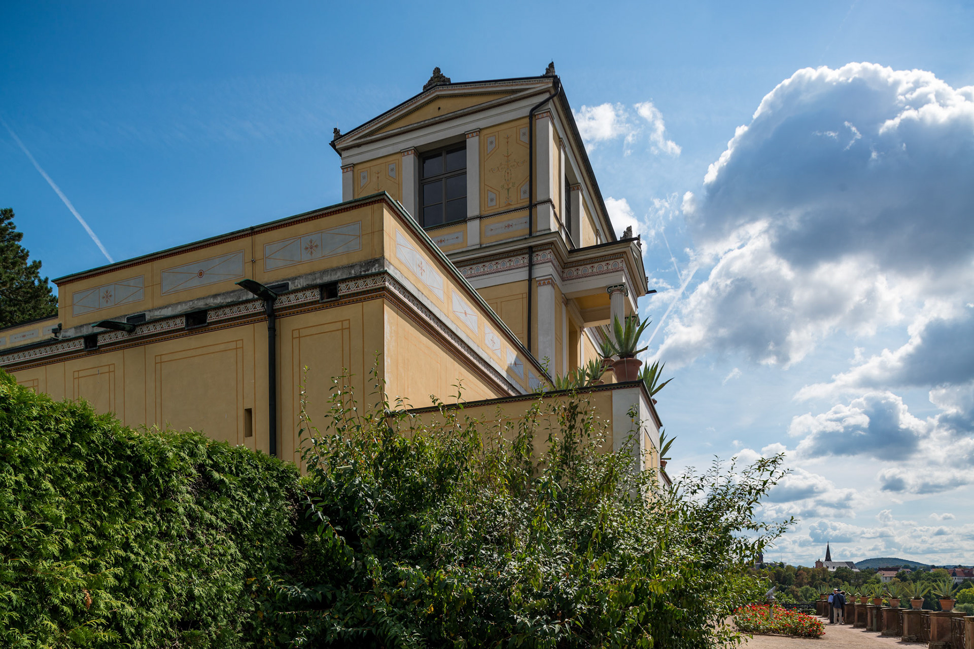 Pompejanum, West Facade, Aschaffenburg, Germany. Photo: 2018. © The Trustees of Columbia University