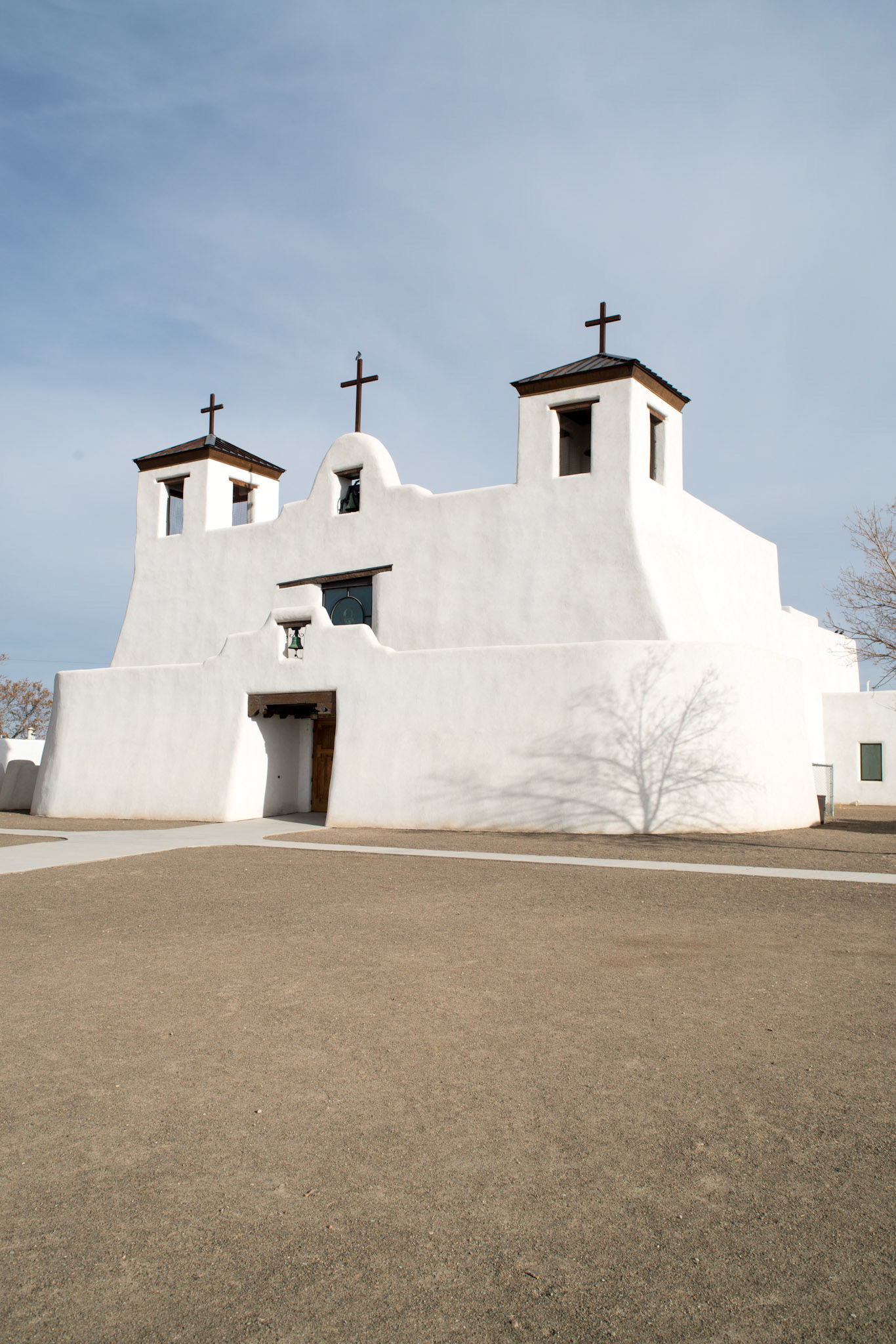 San Agustin de la Isleta Mission, built 1613, Isleta Pueblo, NM. Photo: 2013. © The Trustees of Columbia University