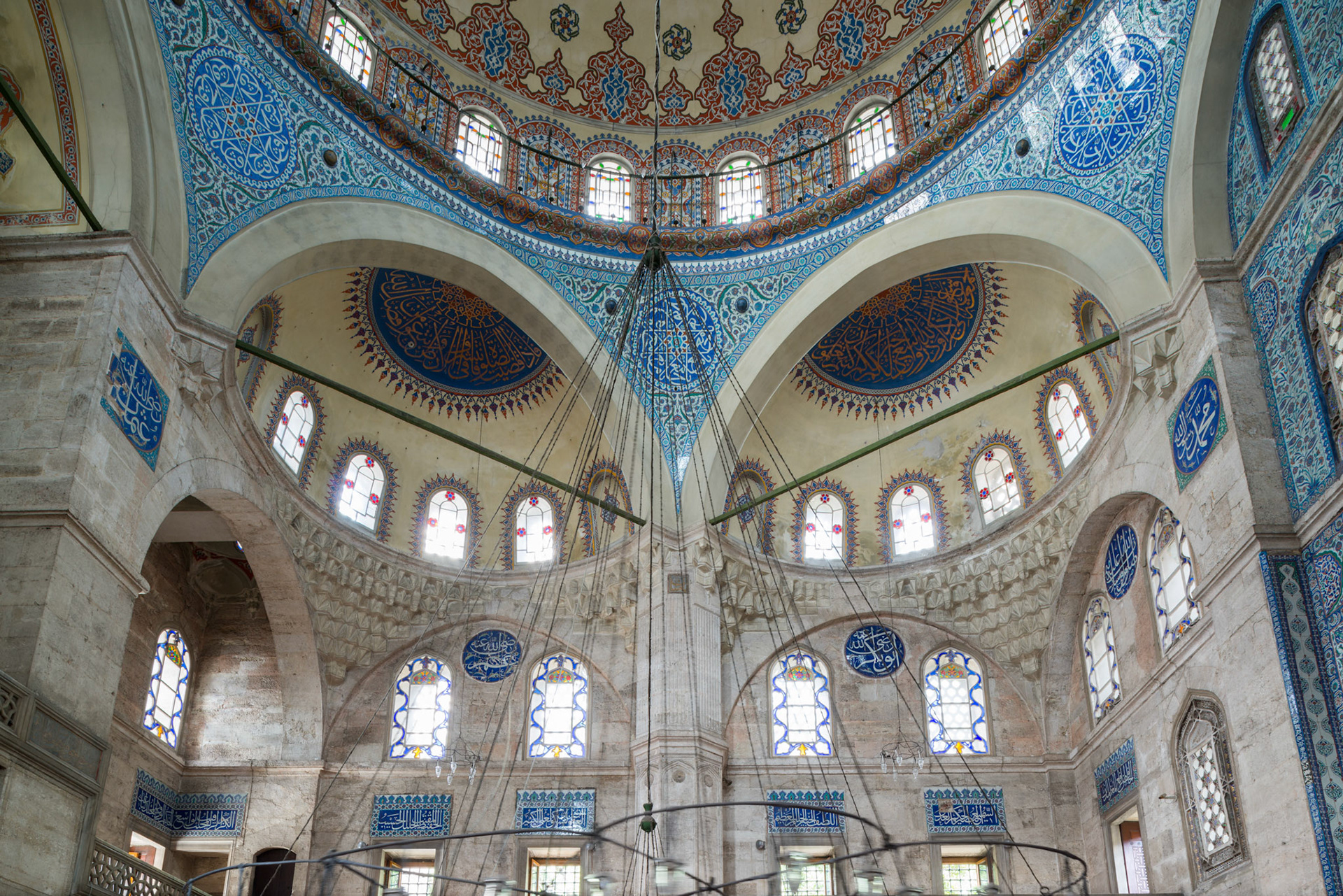Sokullu Mehmed Paşa Camii, Interior, Northeast Elevation, completed ca. 1571, Istanbul, Turkey, photo 2013. © The Trustees of Columbia University