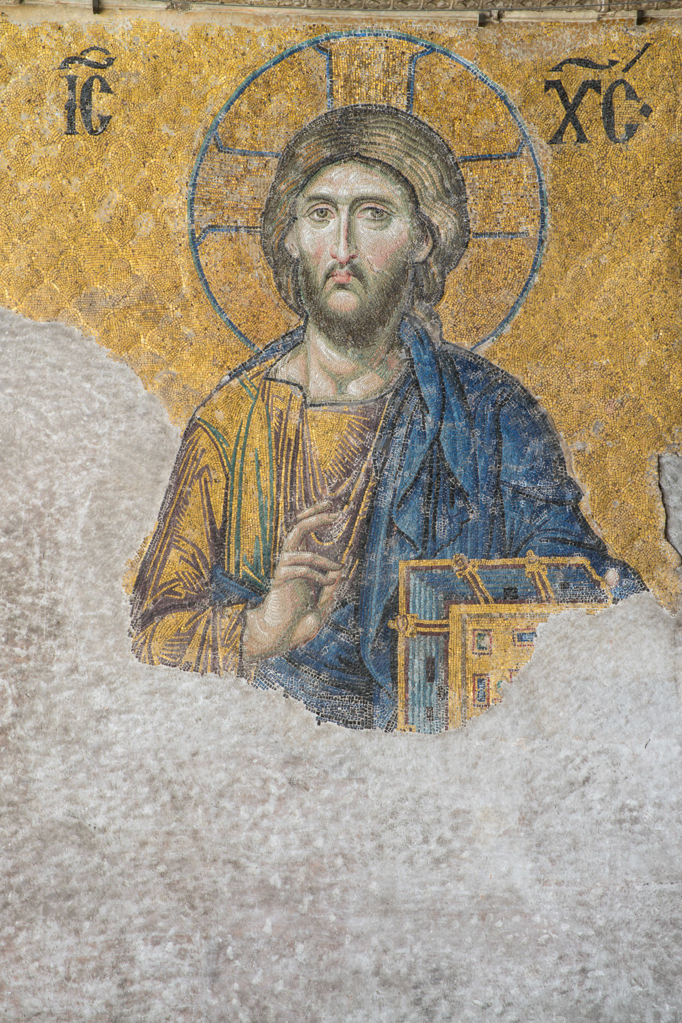 Hagia Sophia, Deësis Mosaic, ca. 532–537 CE, Istanbul, Turkey, photo 2013. © The Trustees of Columbia University