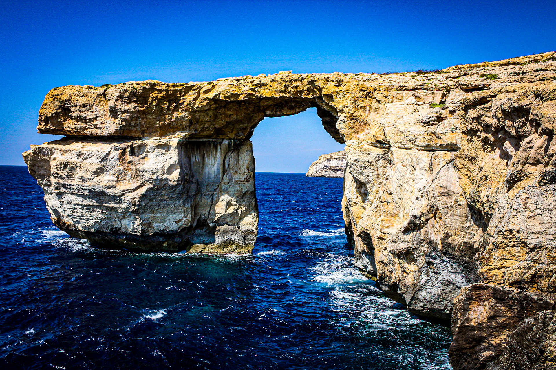 The Azure Window (before collapse) Malta 2009