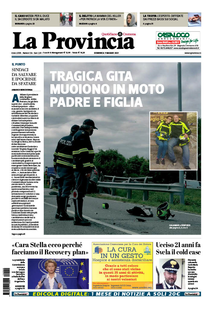 First Page, "La Provincia"