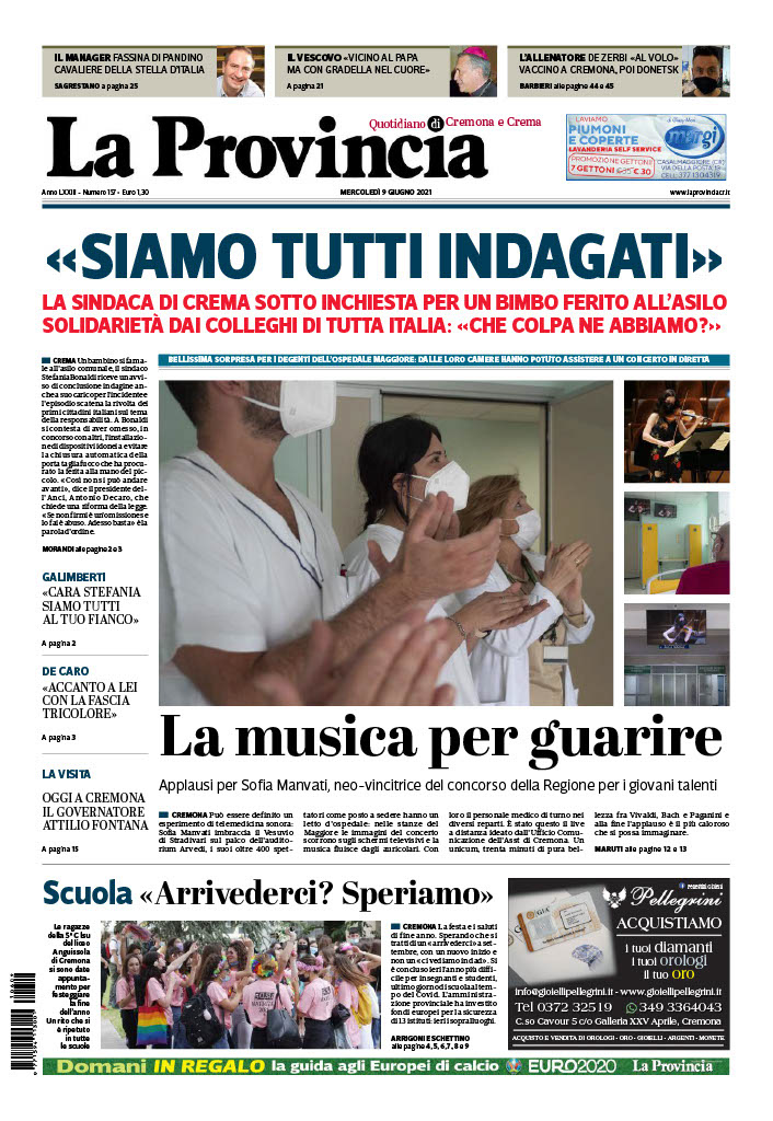 First Page, "La Provincia"