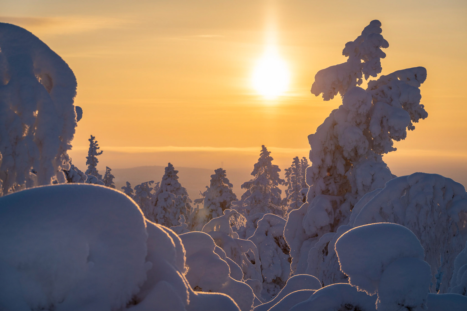Kuertunturi Sunset, Lapland, Finland