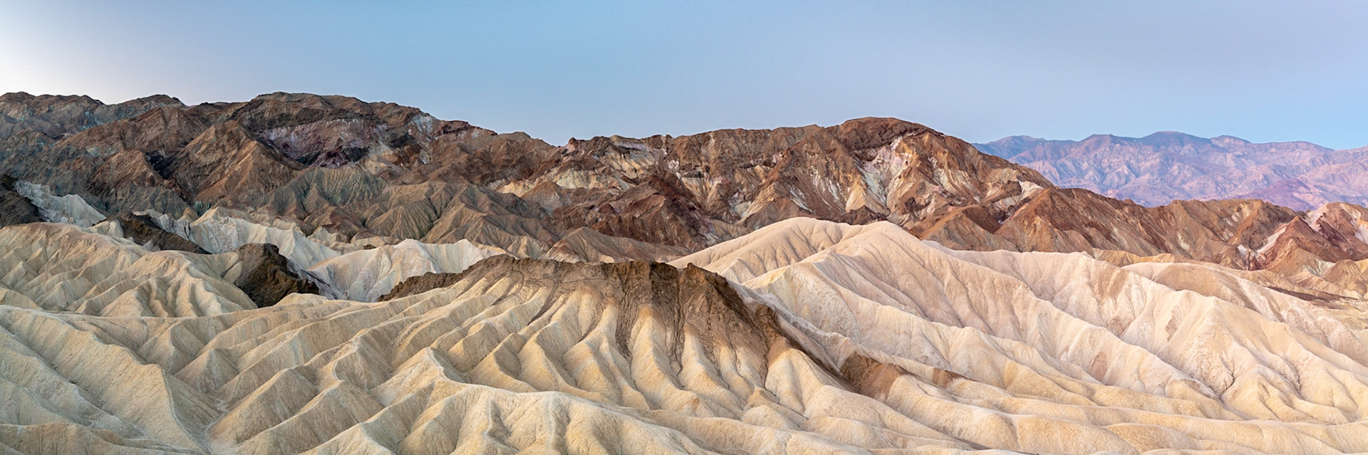 Zabriskie Point, Death Valley NP, California, panorama