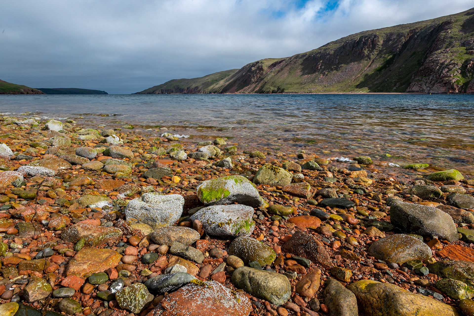 Pebble beach, Heylor, Shetland Islands