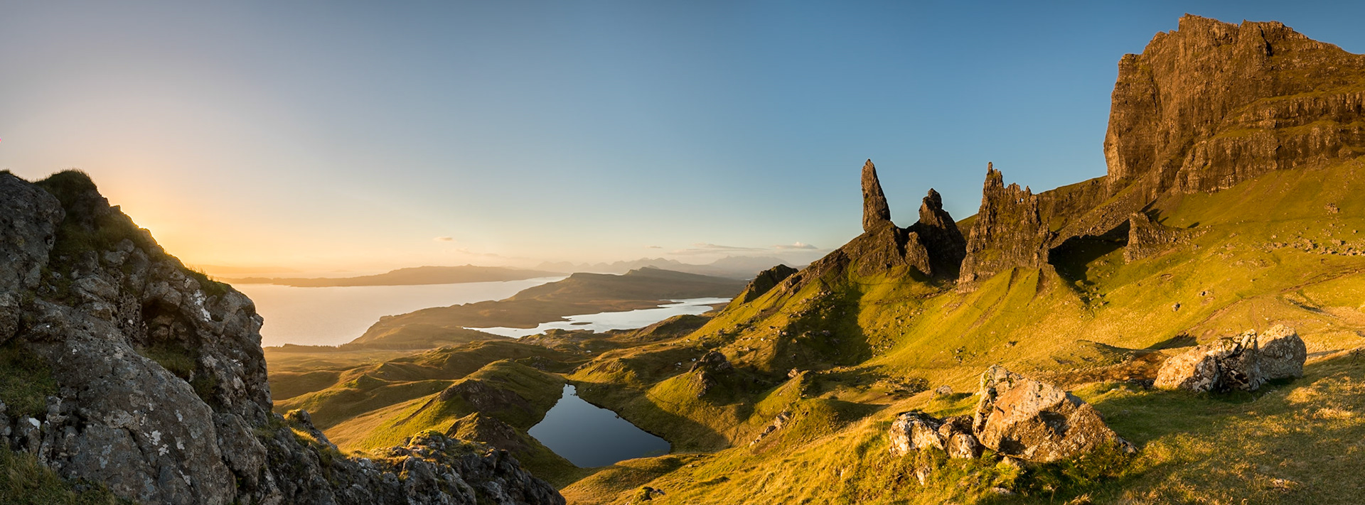 Old Man of Storr, Isle of Skye, panorama