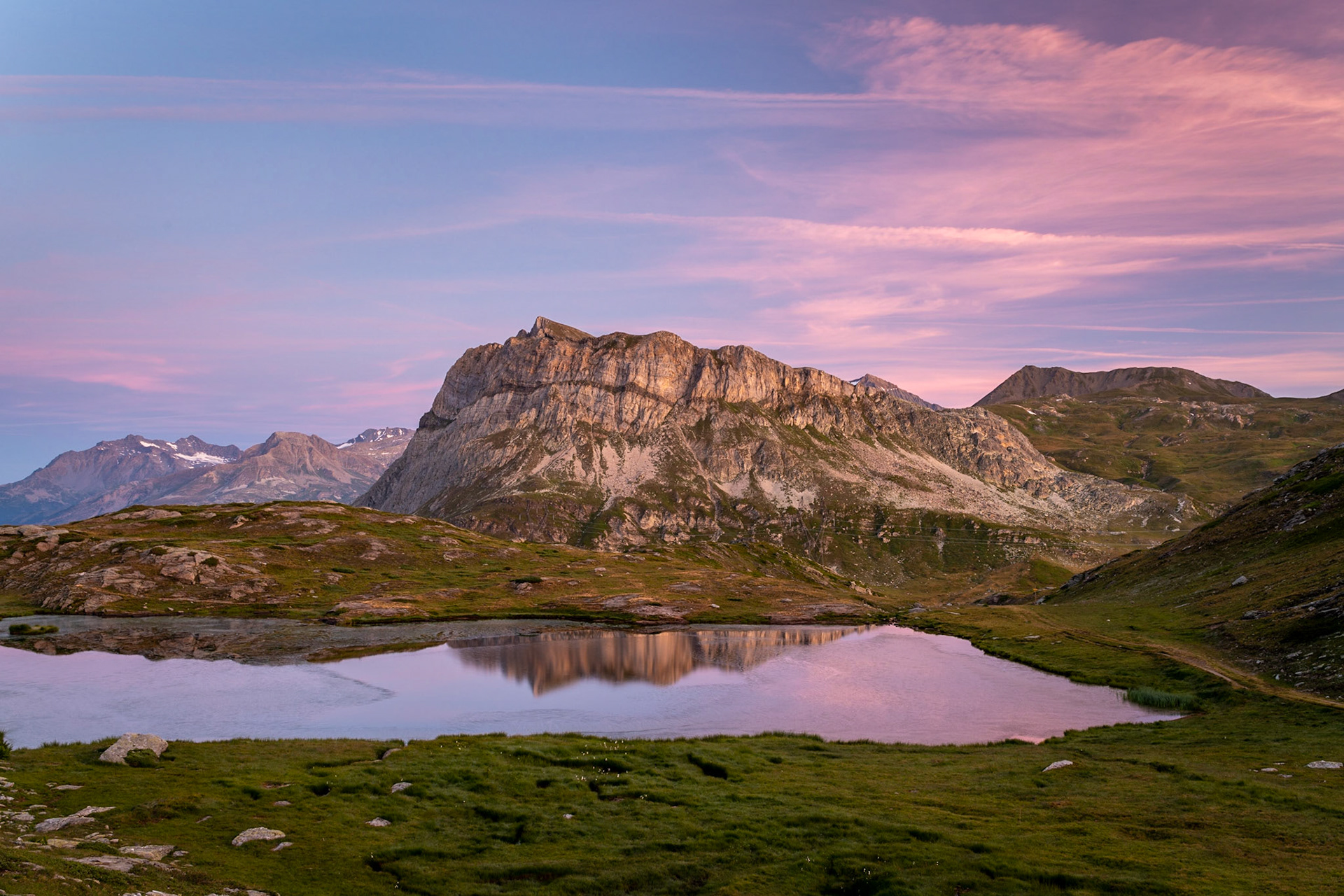 Pointe de Bellecombe, Lac Perrin, Haute-Maurienne Vanoise, France
