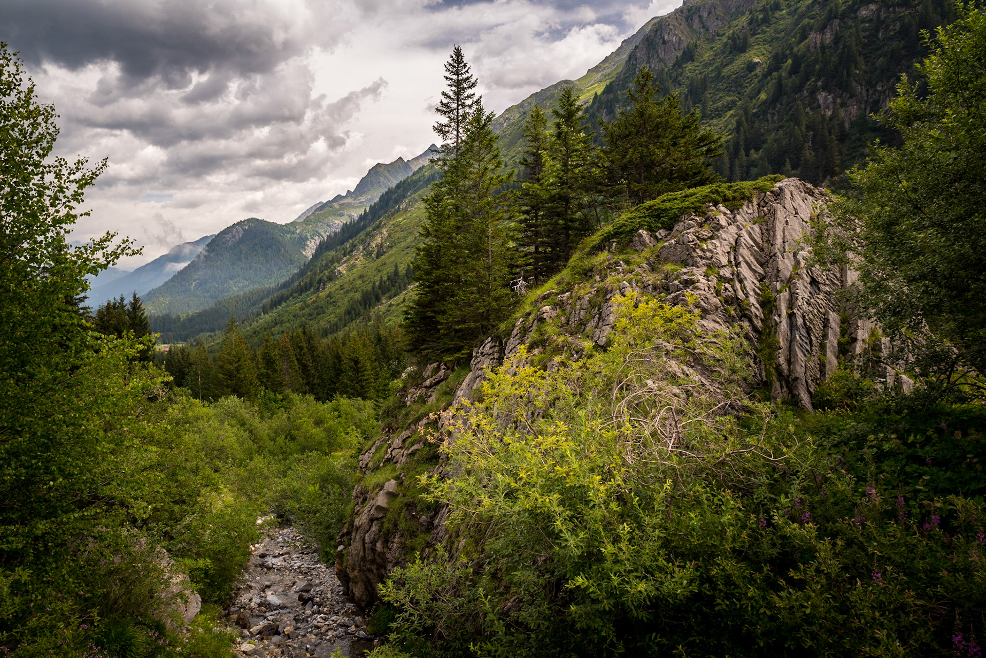 Tré-la-tête depuis la Balme, Les Contamines-Montjoie