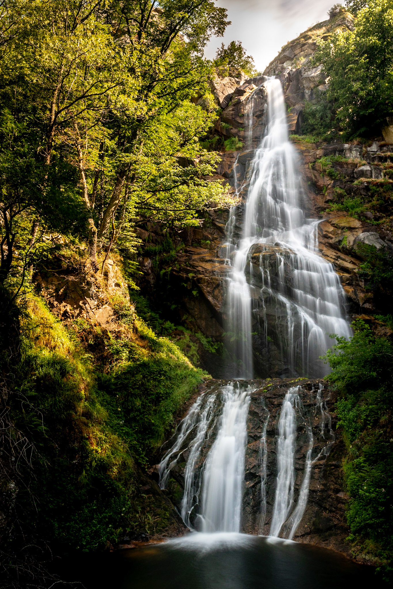 Cascade de Rûnes, Lozère, France