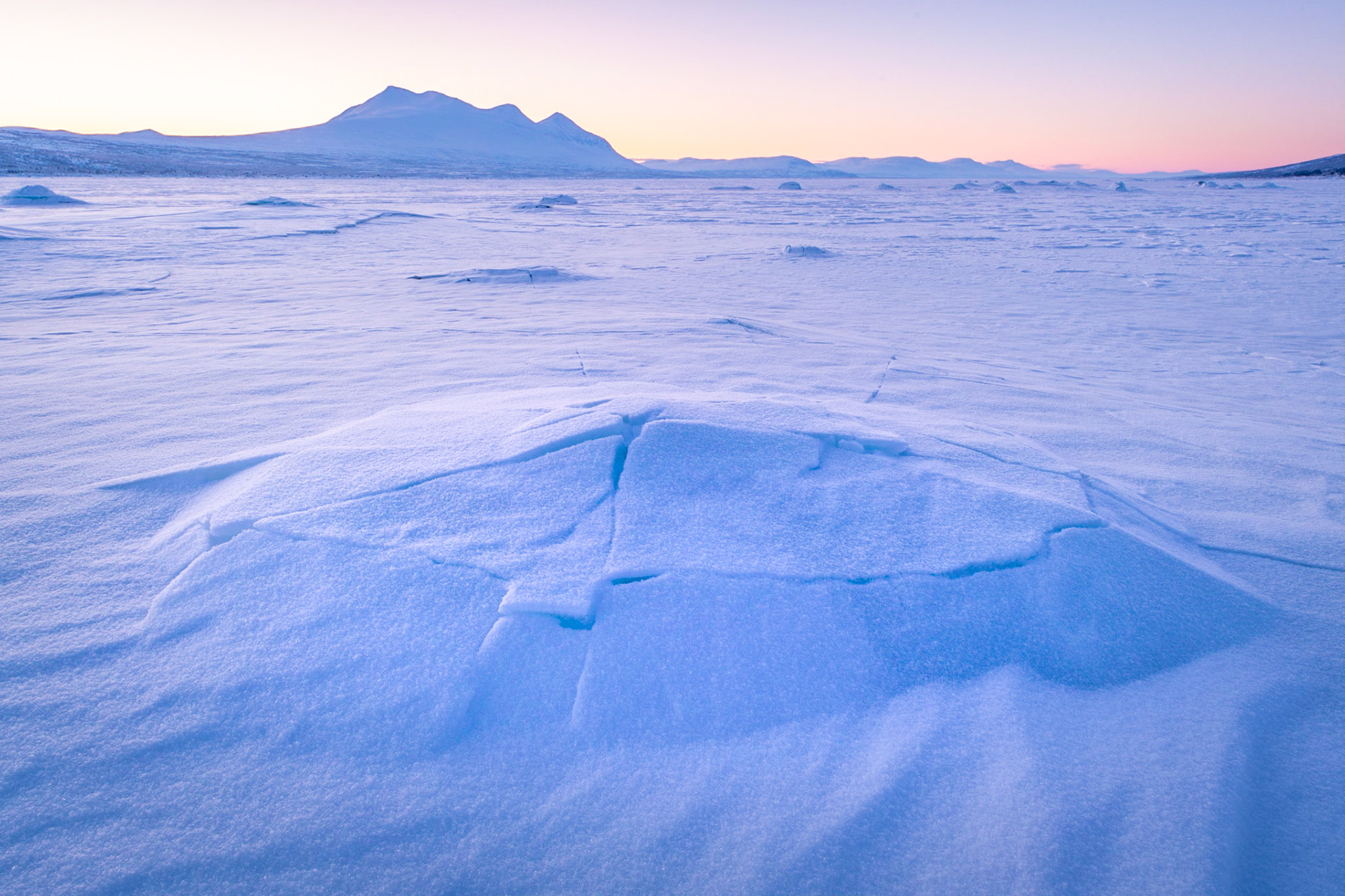 Akkajaure rising, Stora Sjöfallet National Park, Sweden