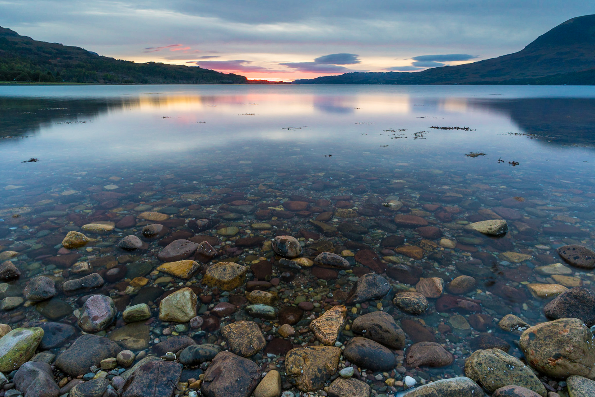Sunset on Upper Loch Torridon #2, Scottish Highlands