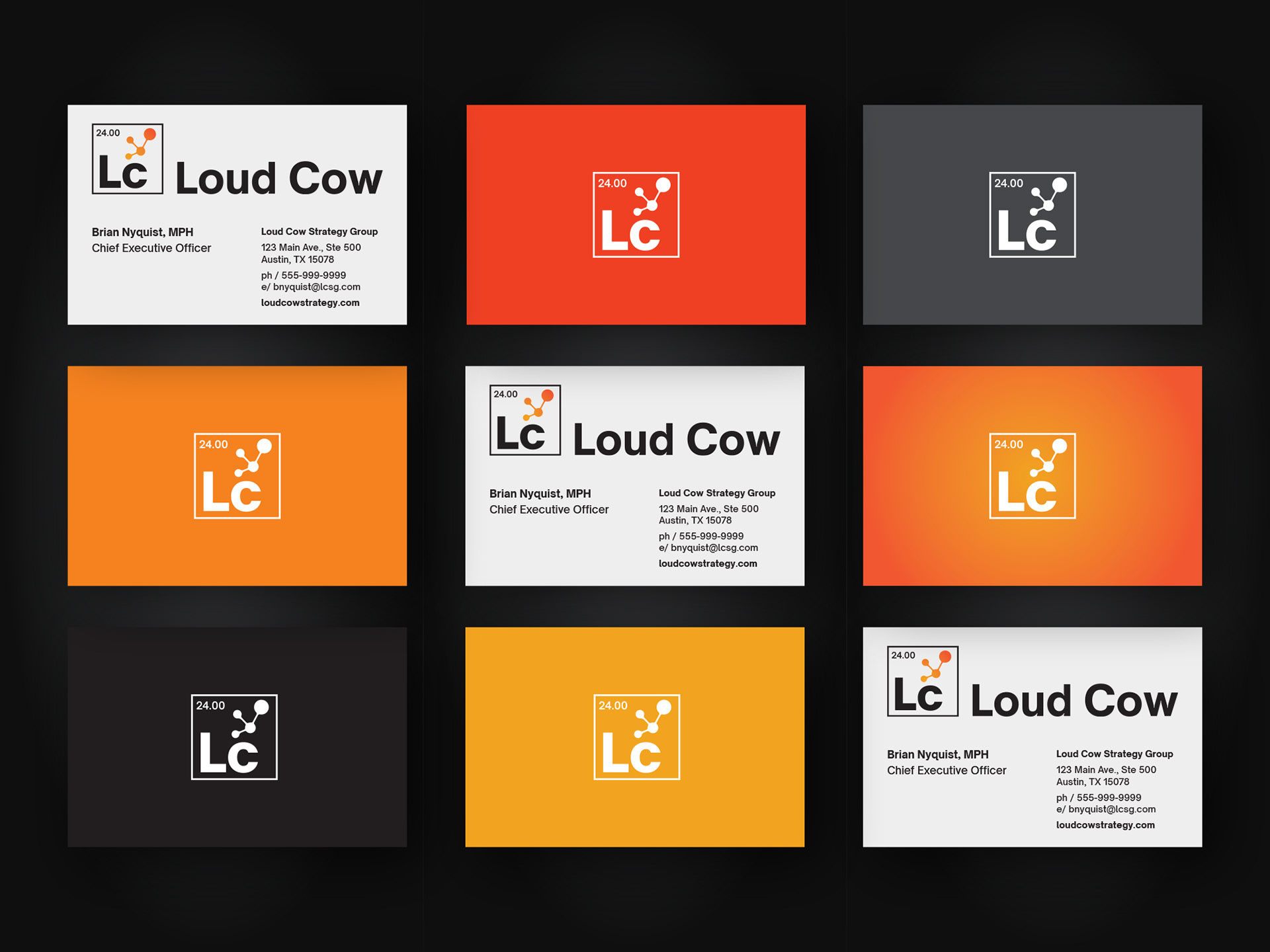 Print-ready brand collateral and identity system showcasing clean, bold design