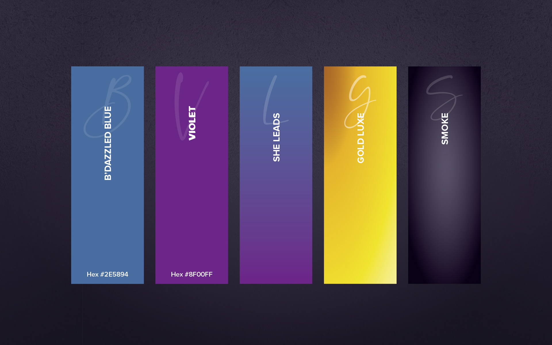 Primary color palette for logo for She Leads LIVE 2022 designed by LMI+D