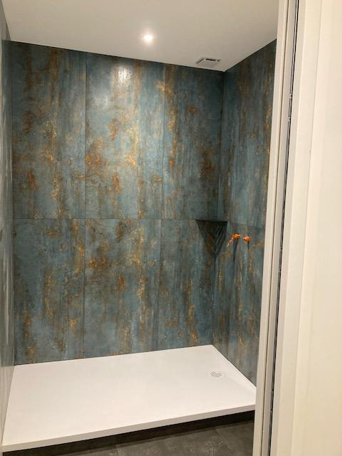 SDB Etage: Pose Carrelage