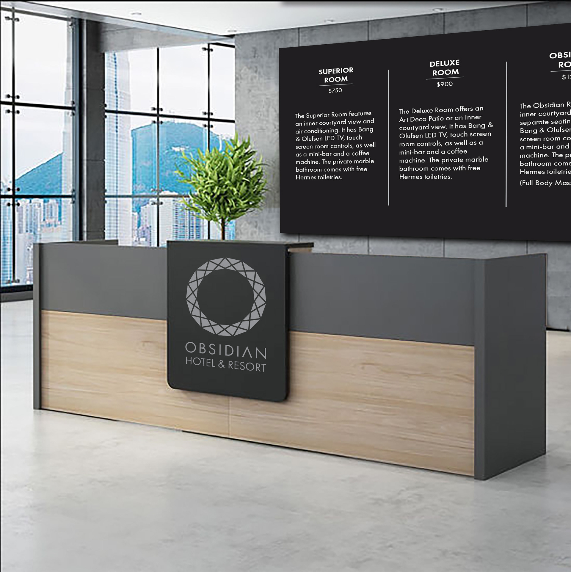 Reception Signage