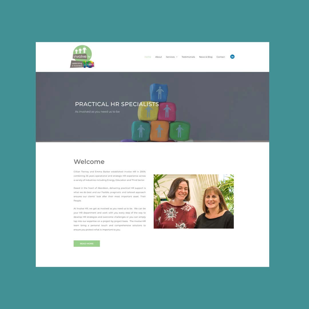 Involve HR Wordpress Website