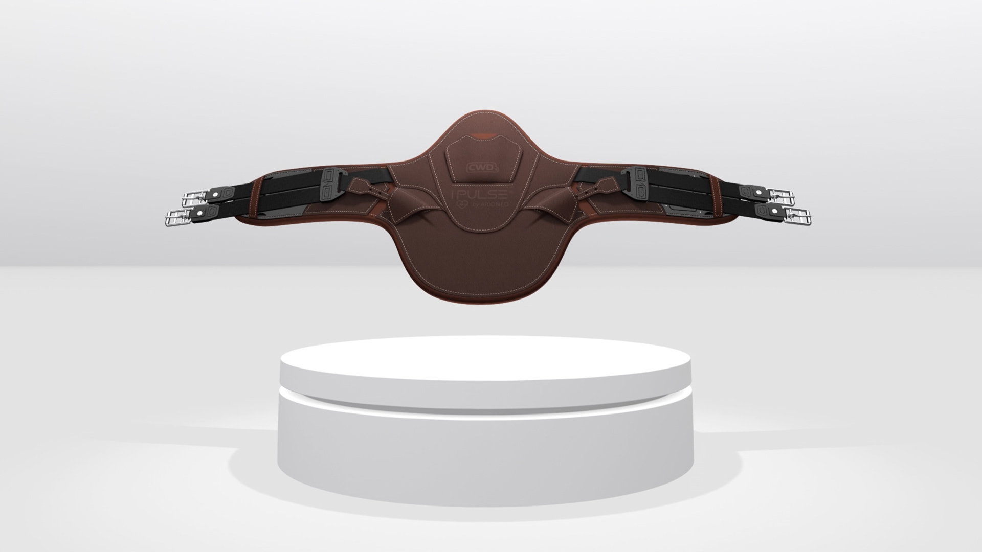 Rendu 3D issu de la vidéo de présentation de la sangle connectée iPulse by Arioneo par CWD. Rendu 3D avec mise en valeur studio + Lighting et texturing produit.
