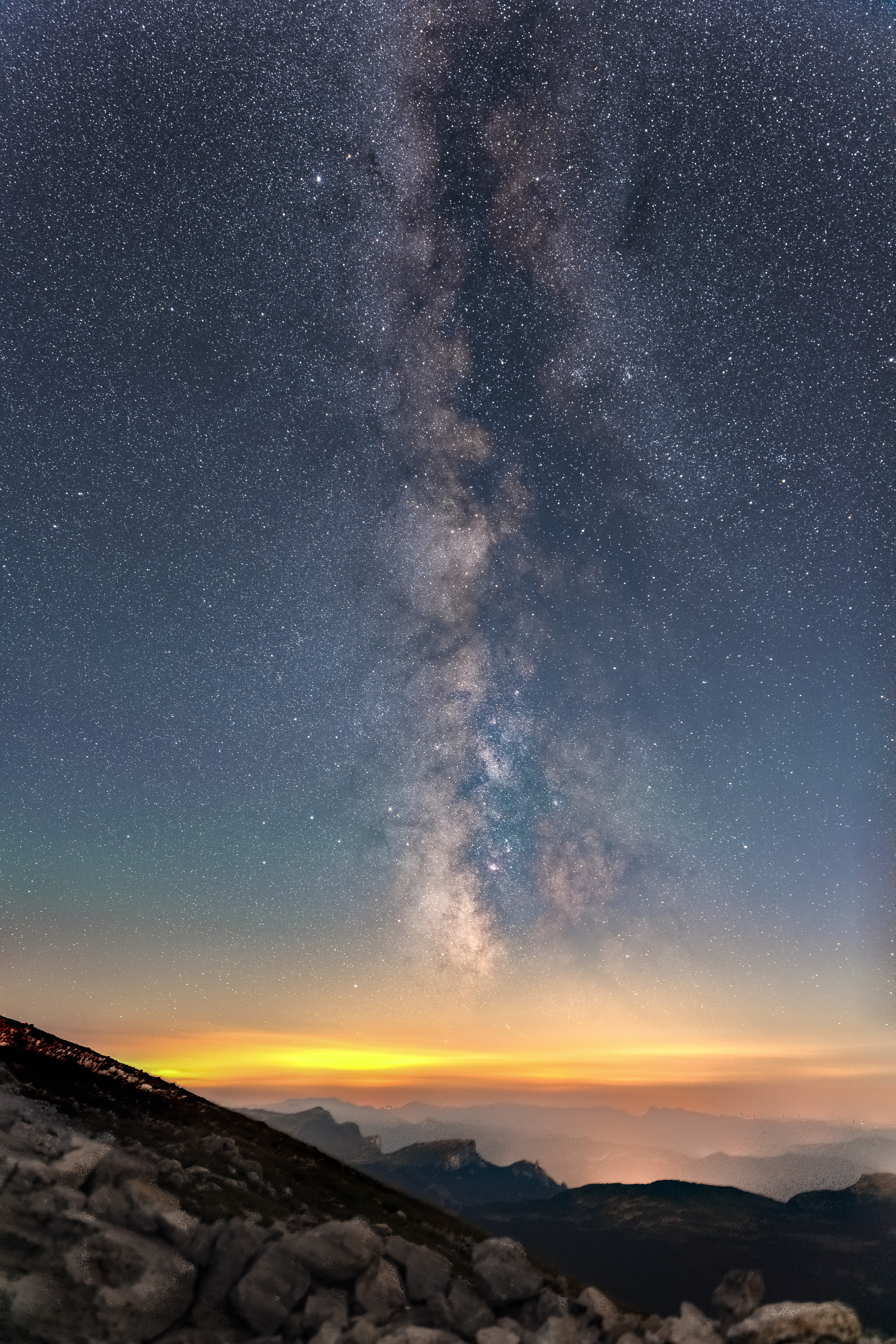 Voix lactée au dessus de la Drôme