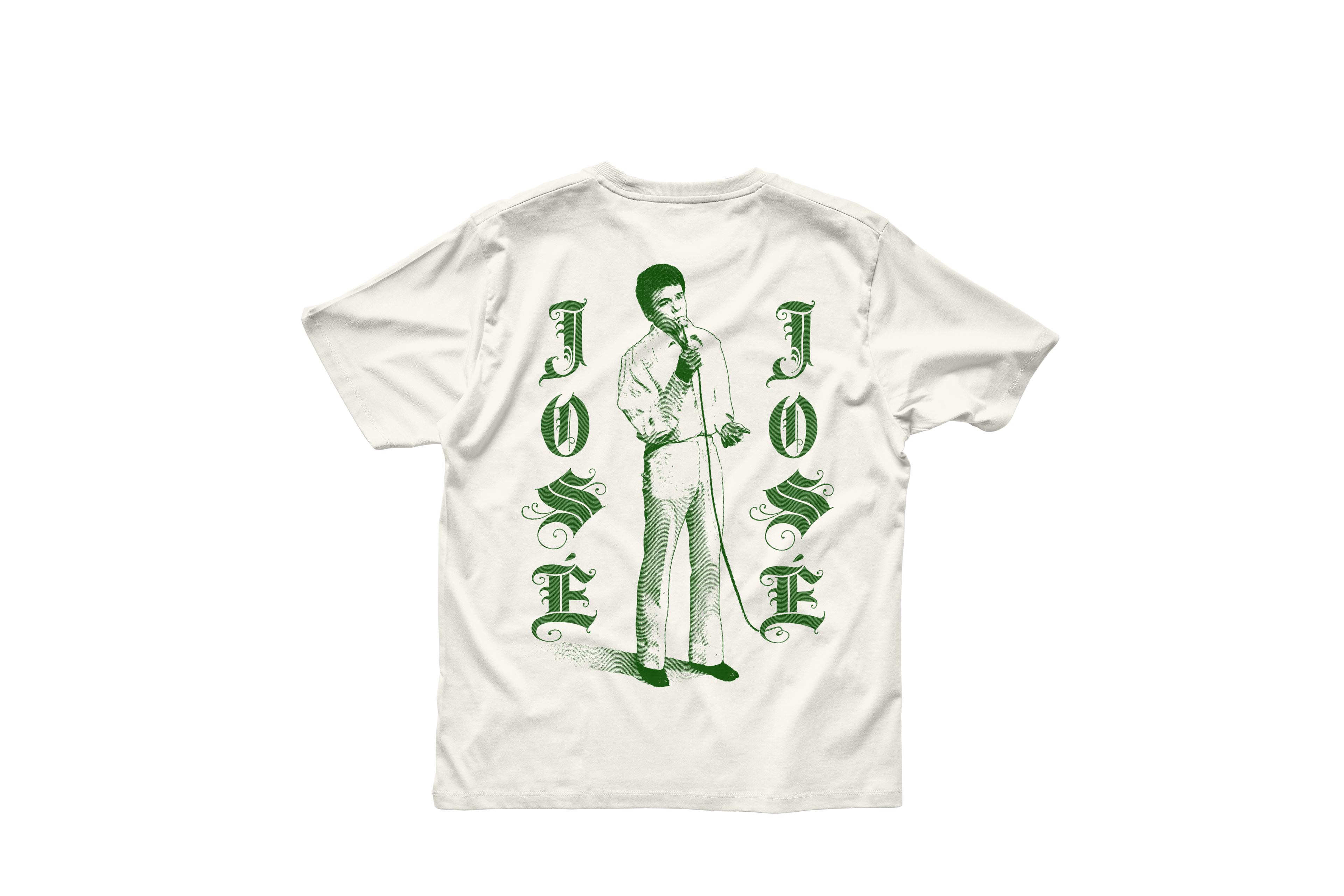 Camiseta o T shirt de José José, estampado atrás