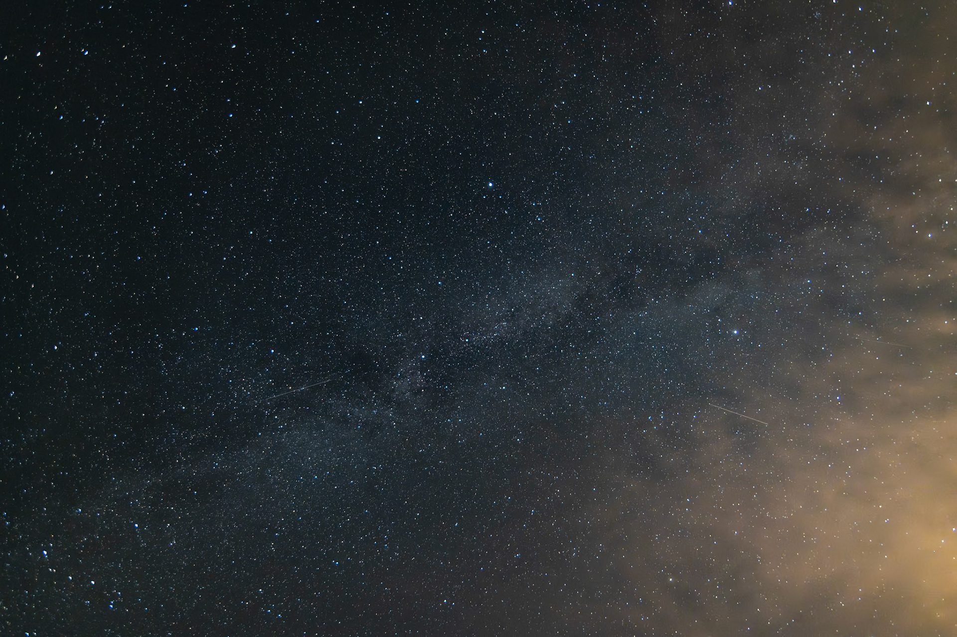 Stars and light pollution, Pic Saint Loup 2024